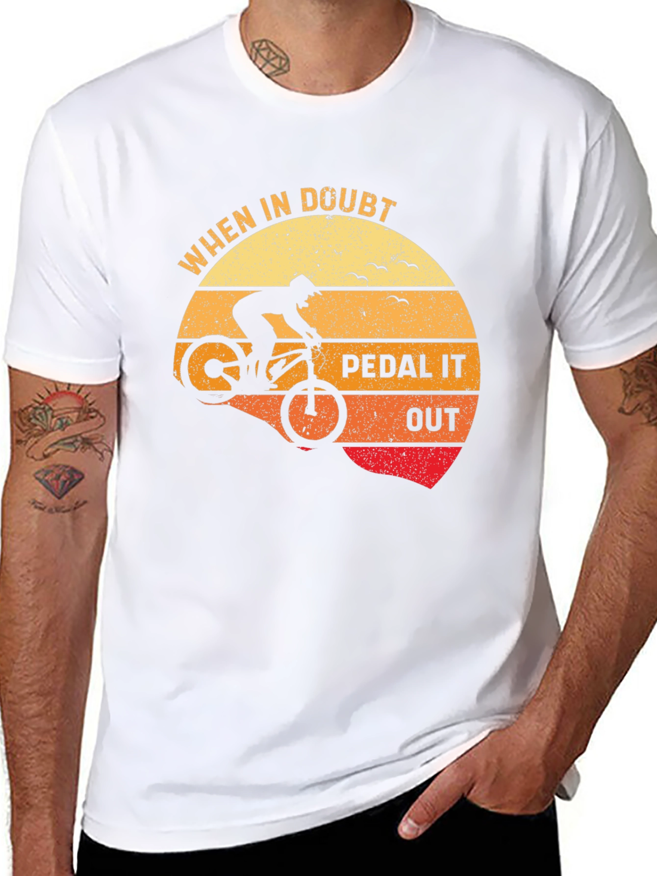 Pedal It Out T-Shirt: Mountain Bike Adventure Tee