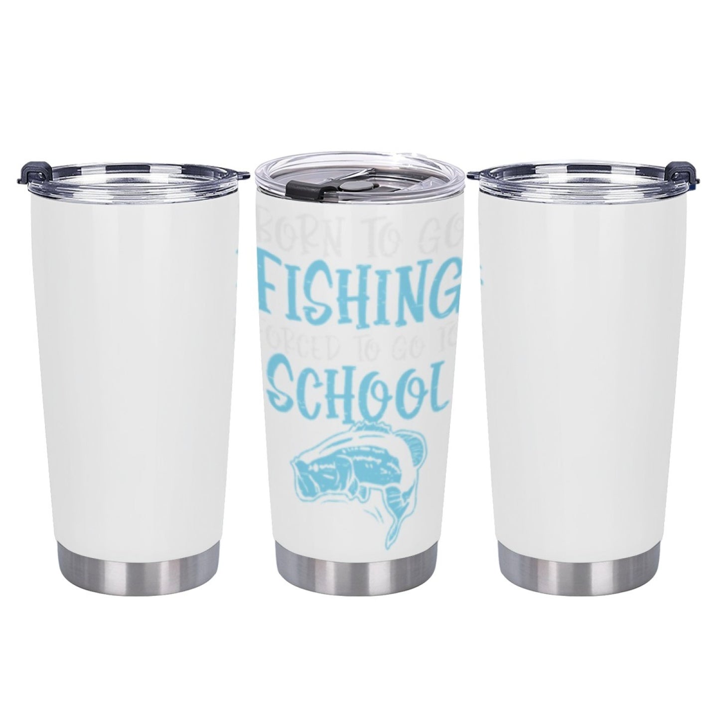 On-The-Go Insulated Graphic Tumbler - Stainless Steel Leak-Proof Drinkware