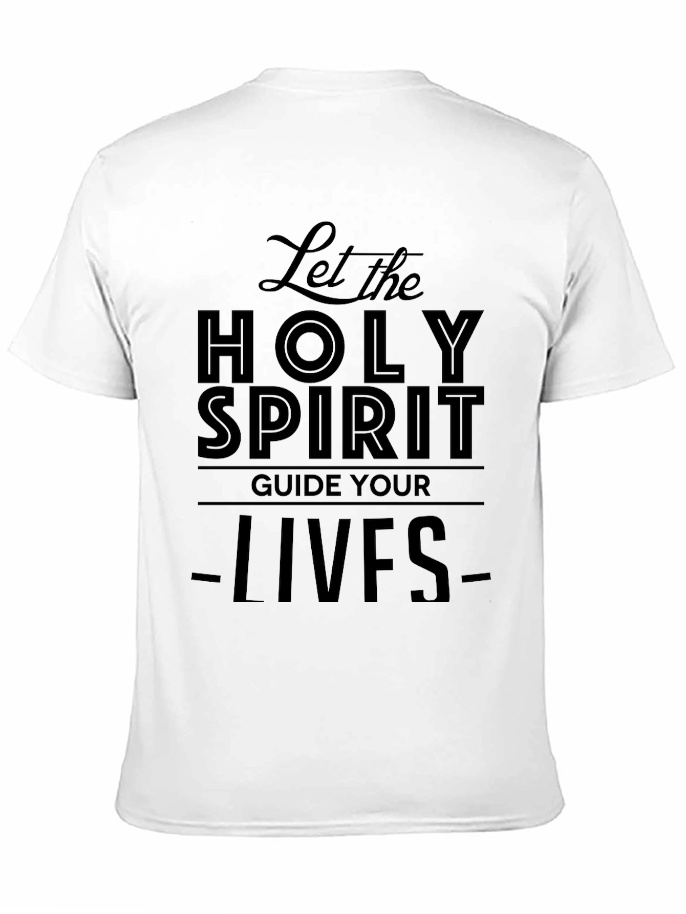 Holy Spirit Graphic T-Shirt - Black