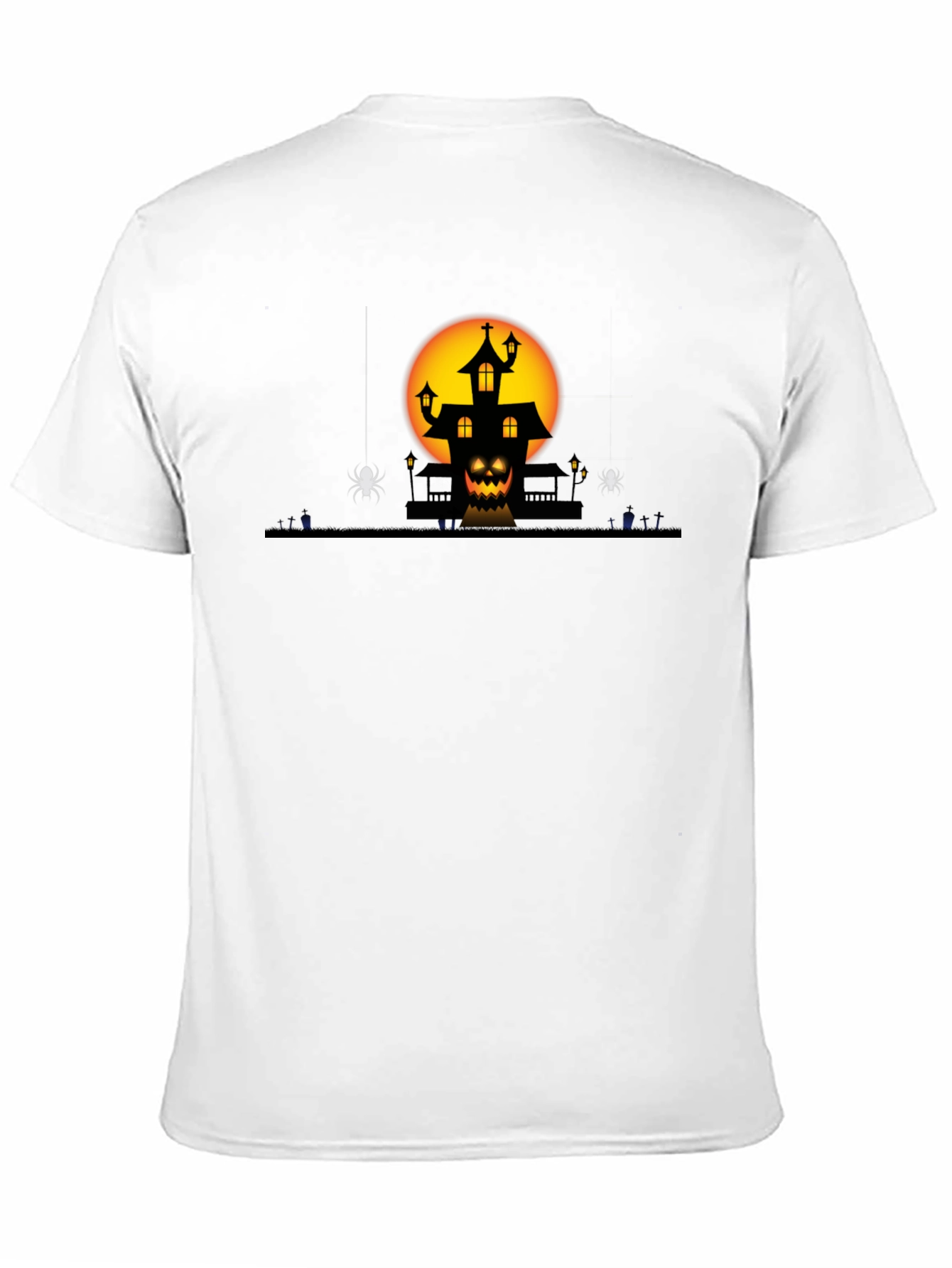 Halloween Haunted House Graphic Tee
