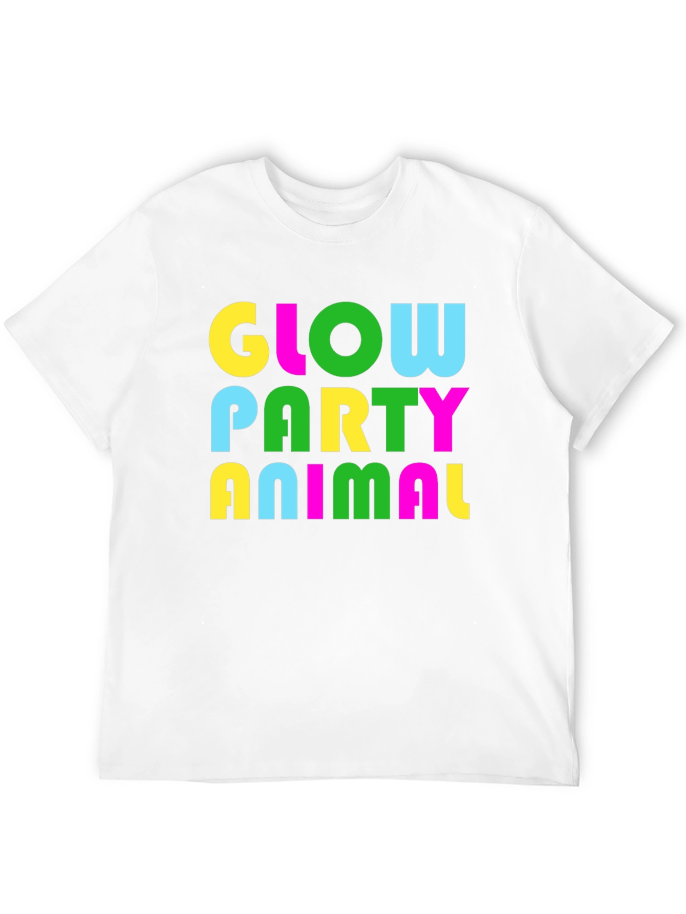 Glow Party Animal T-Shirt - Bold Neon Print