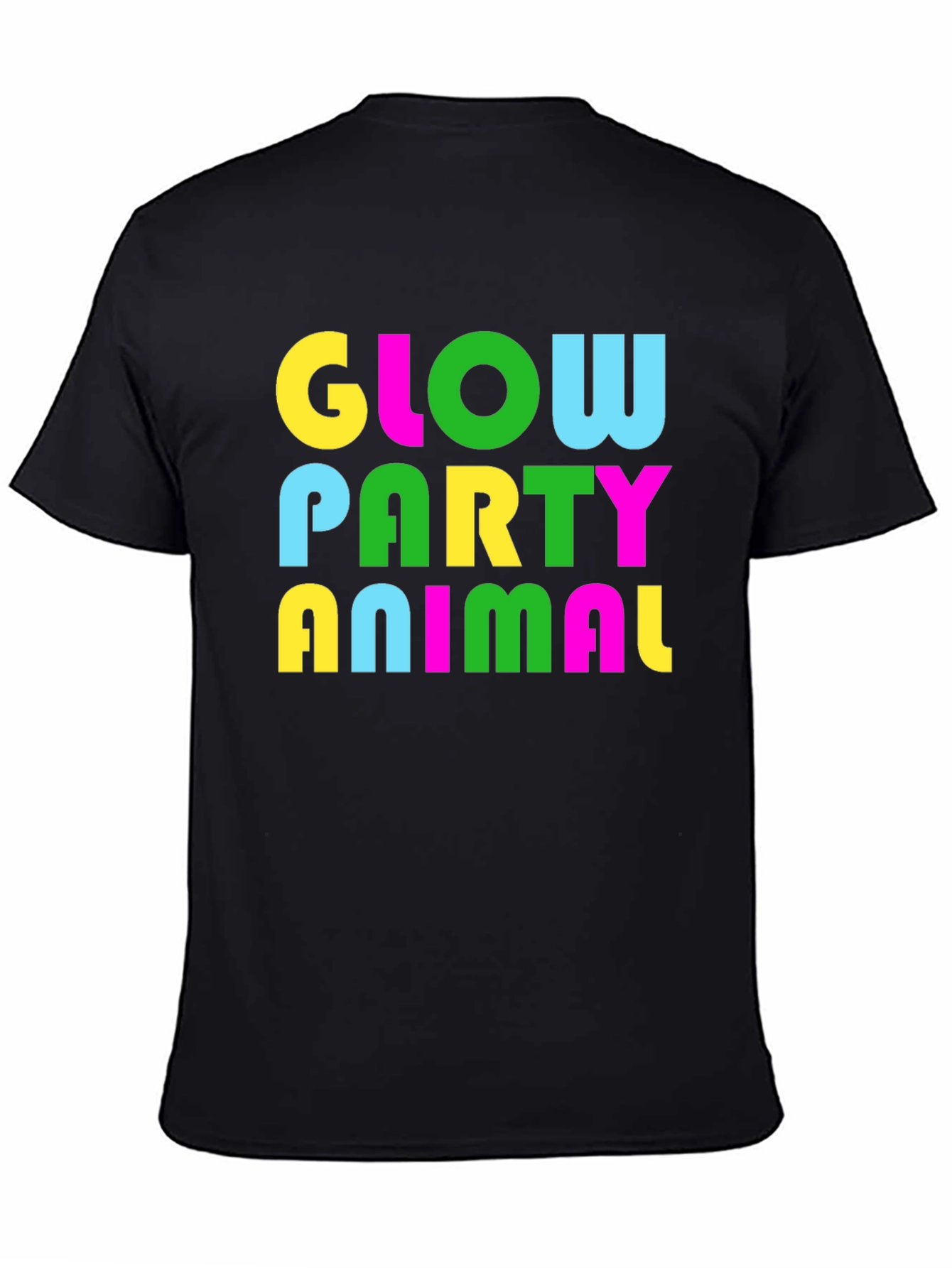 Glow Party Animal T-Shirt - Bold Neon Print