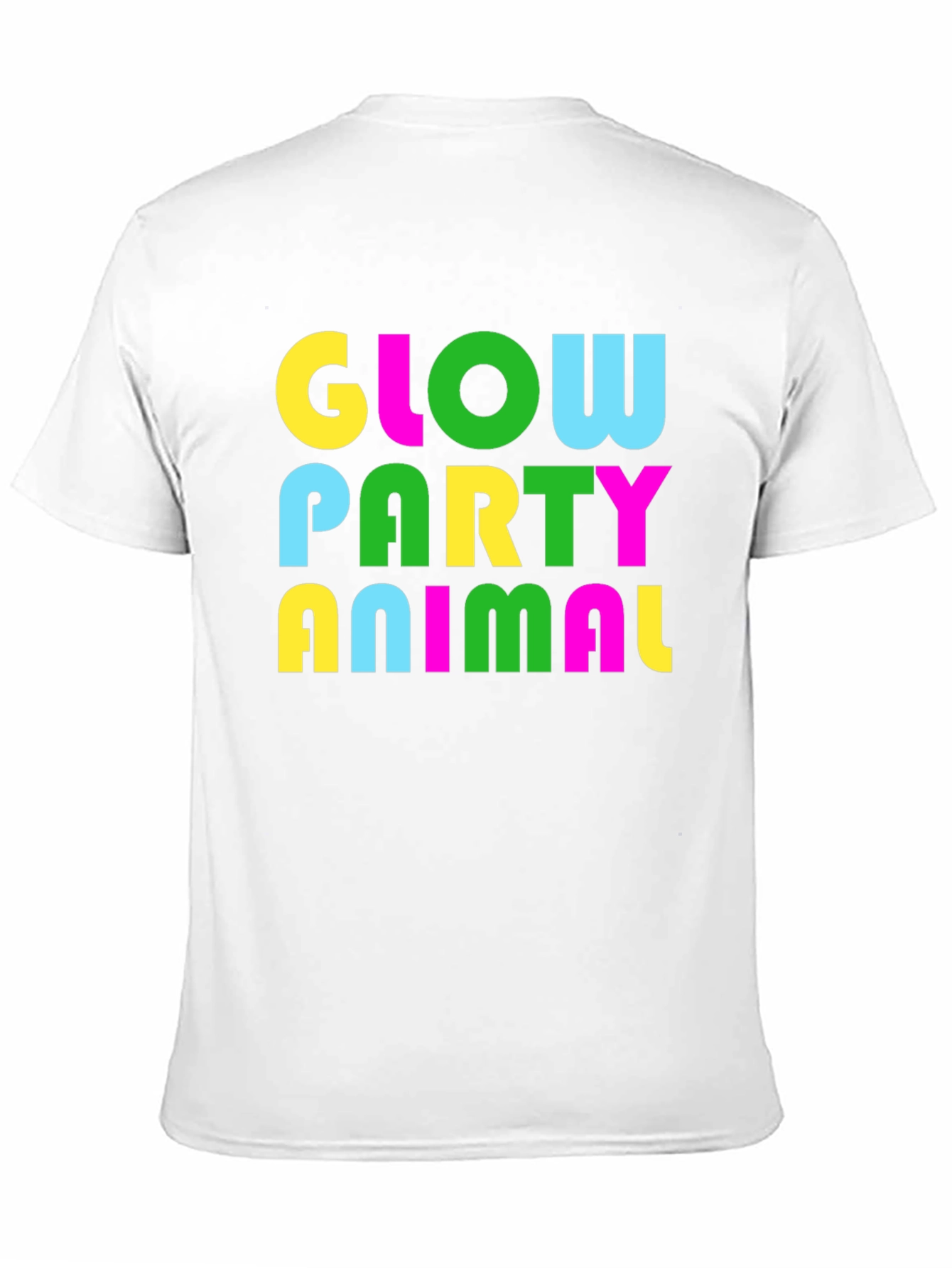 Glow Party Animal T-Shirt - Bold Neon Print