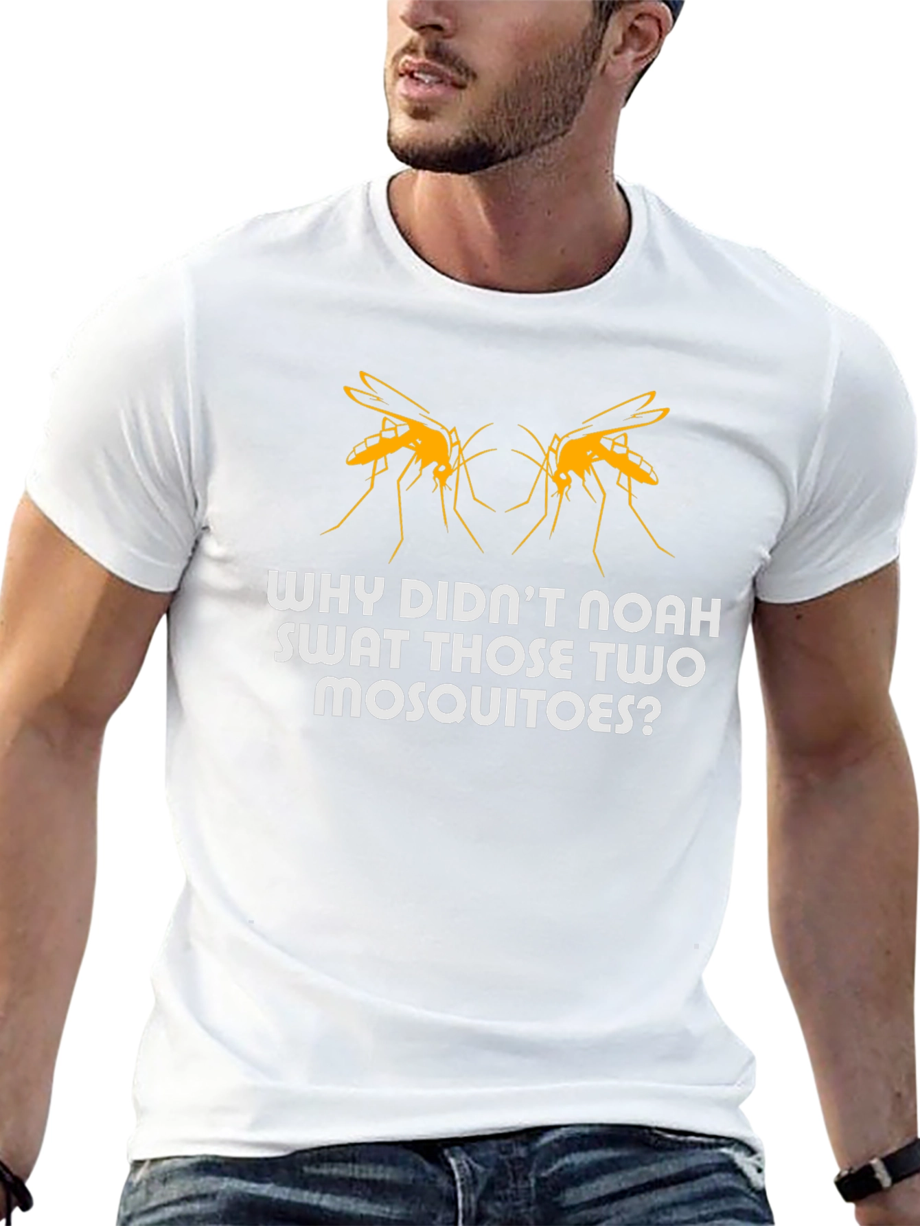 Noahs Ark Mosquito T-Shirt - Funny Animal Tee