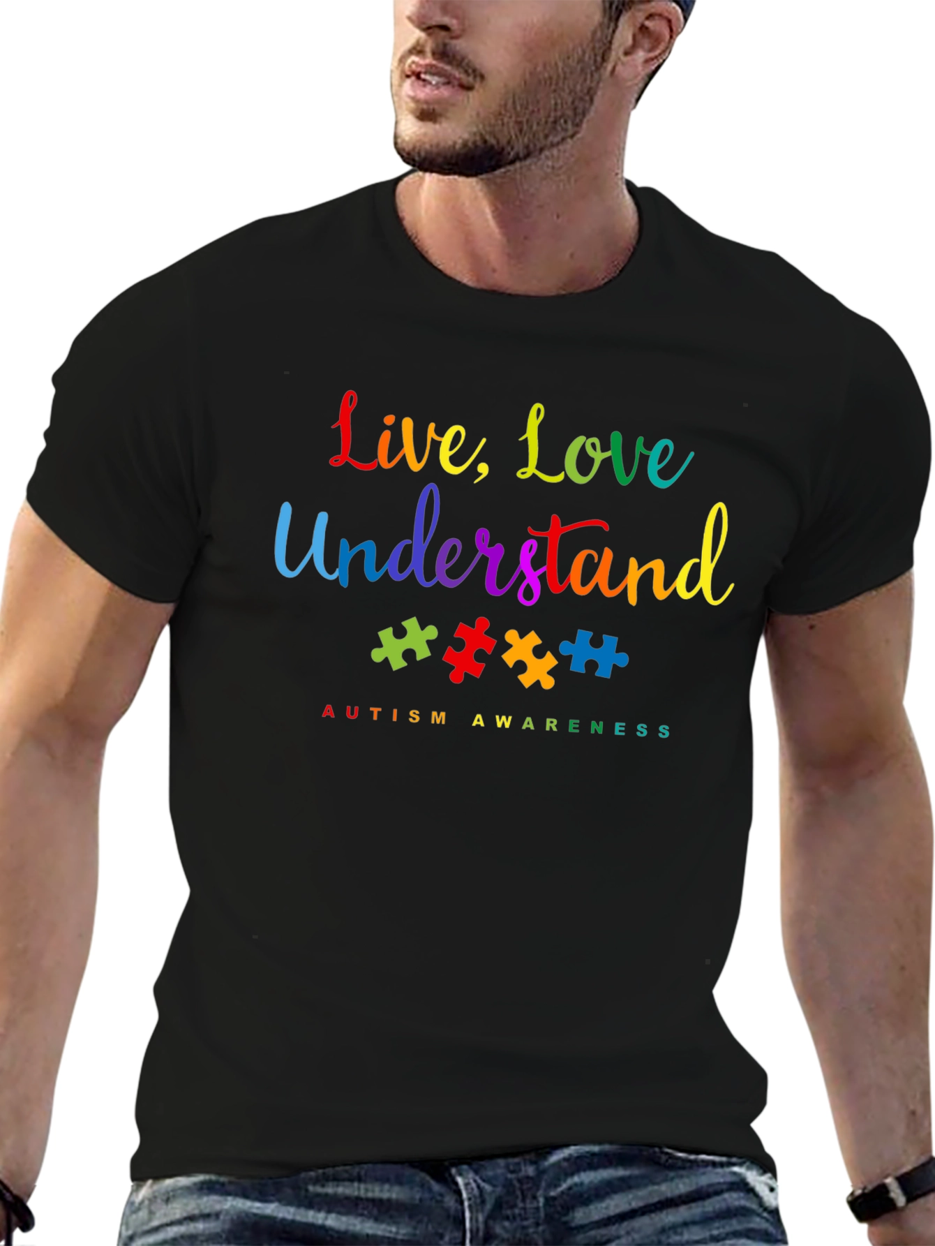 Autism Awareness T-Shirt - Live Love Understand