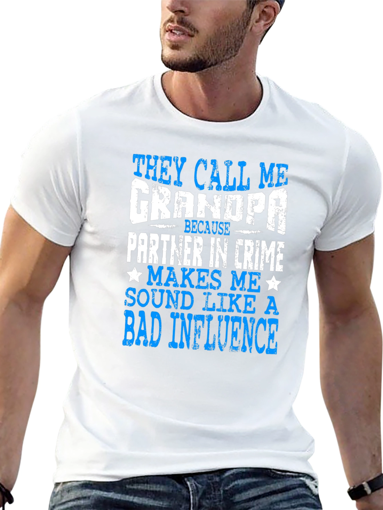 Funny Grandpa T-Shirt - Bad Influence