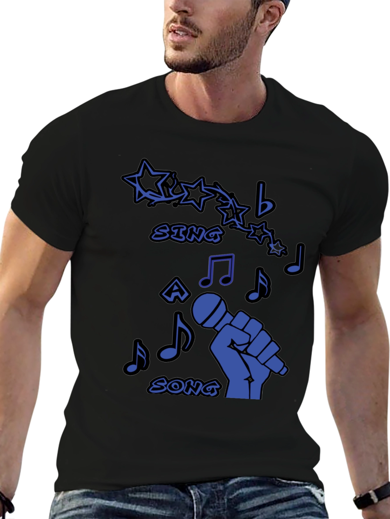 Sing A Song Graphic Tee - Music Lover T-Shirt