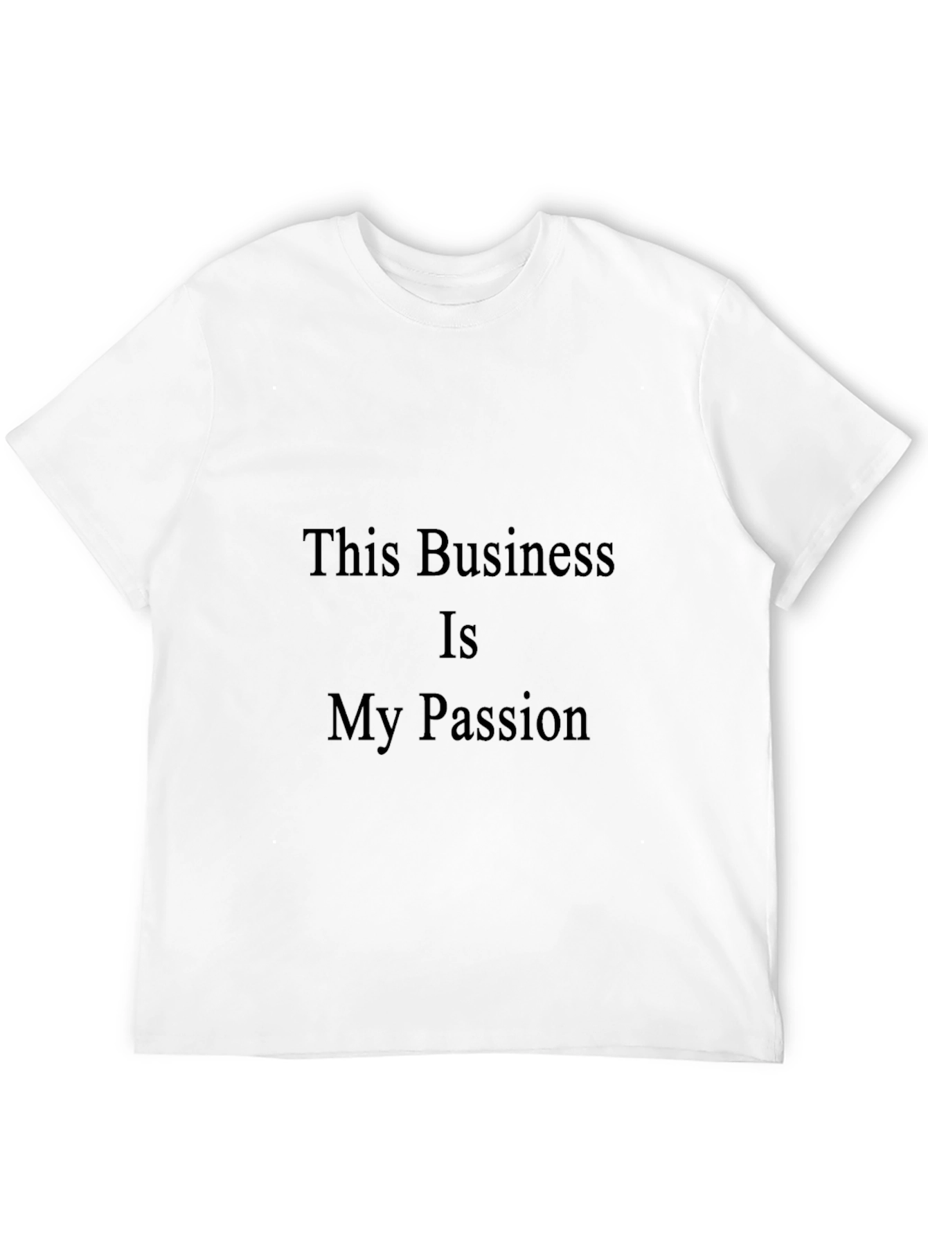Business Passion Black Tee