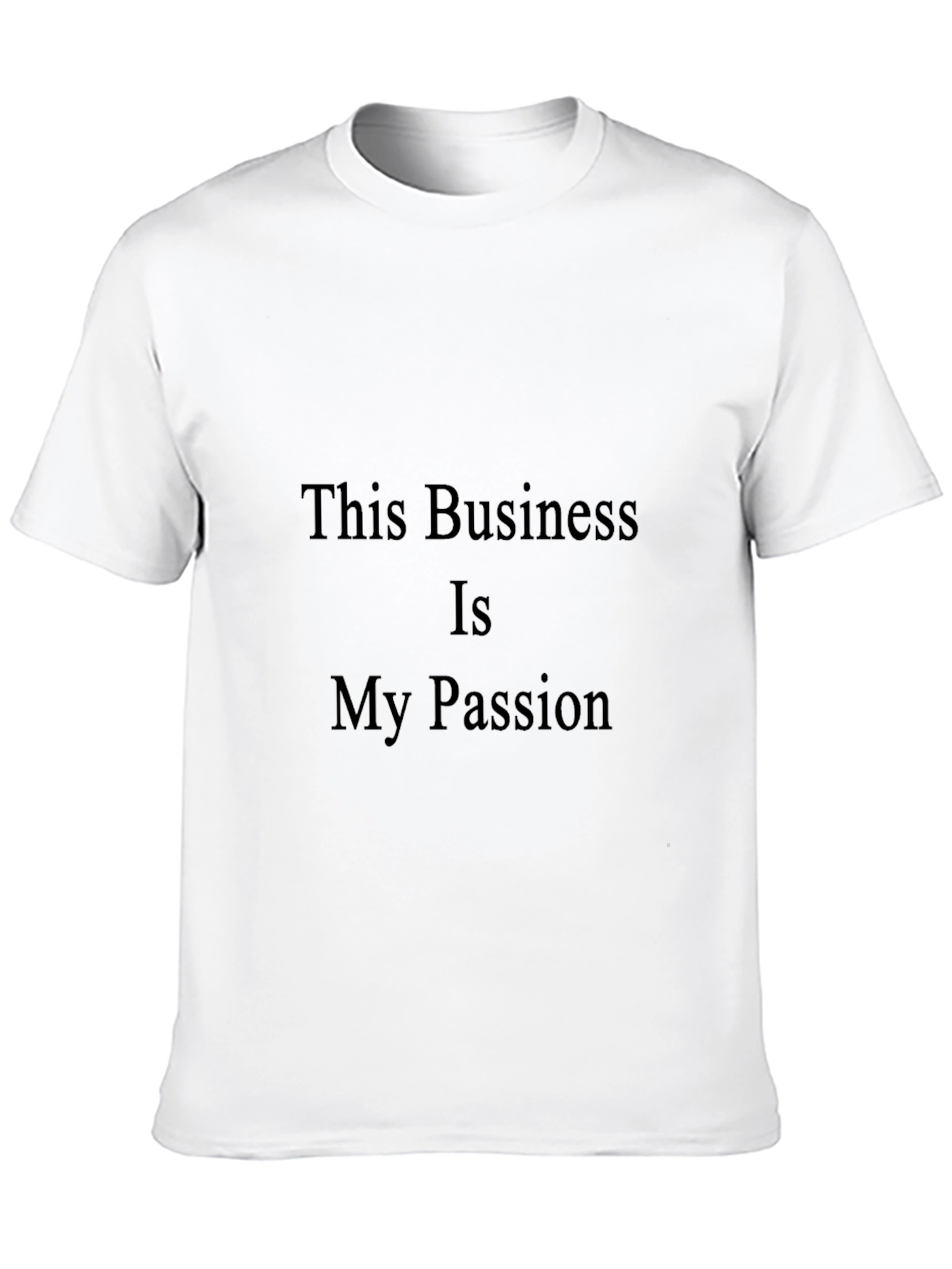 Business Passion Black Tee