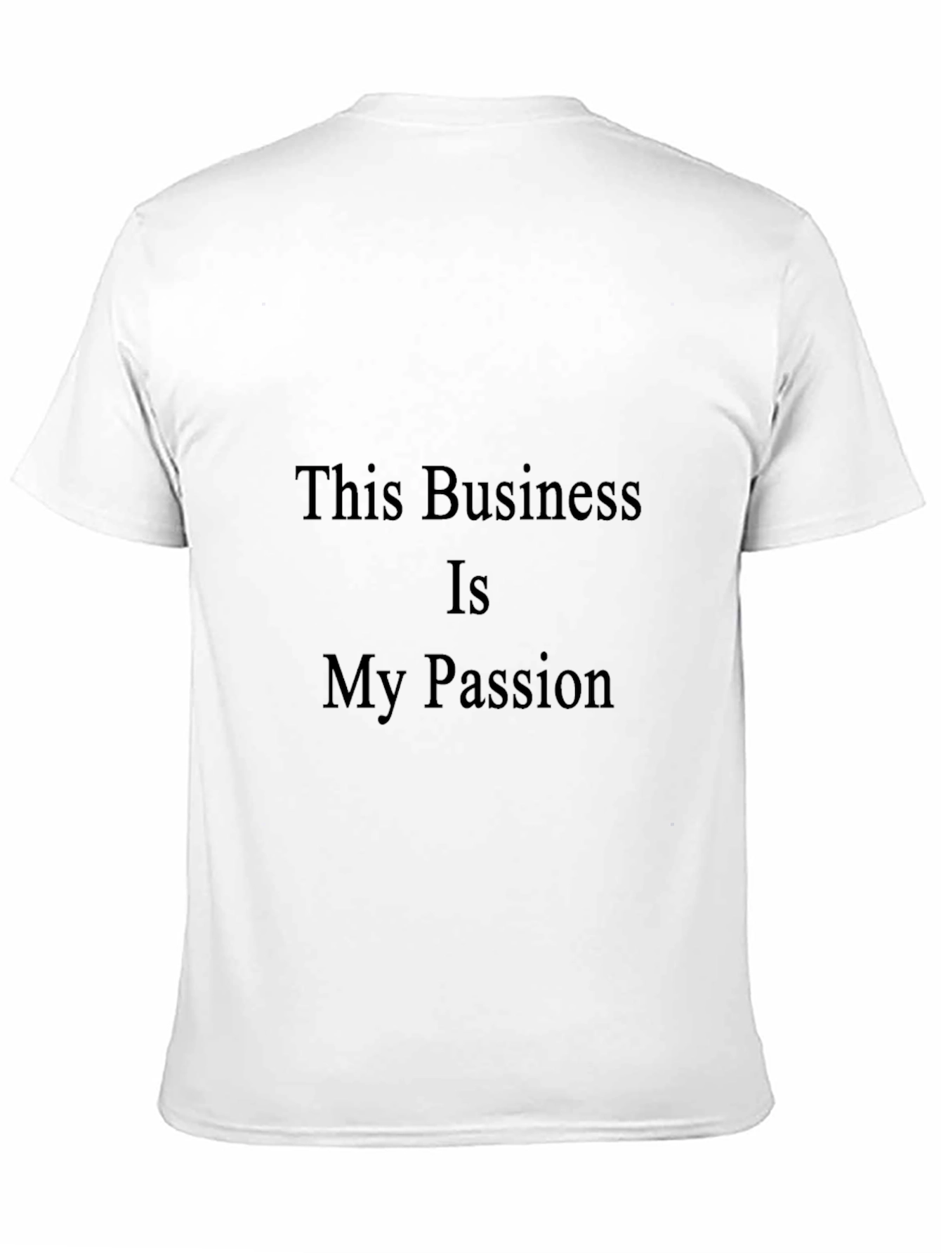 Business Passion Black Tee