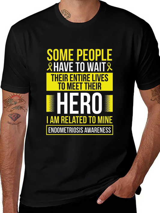 Endometriosis Awareness T-Shirt Hero Related