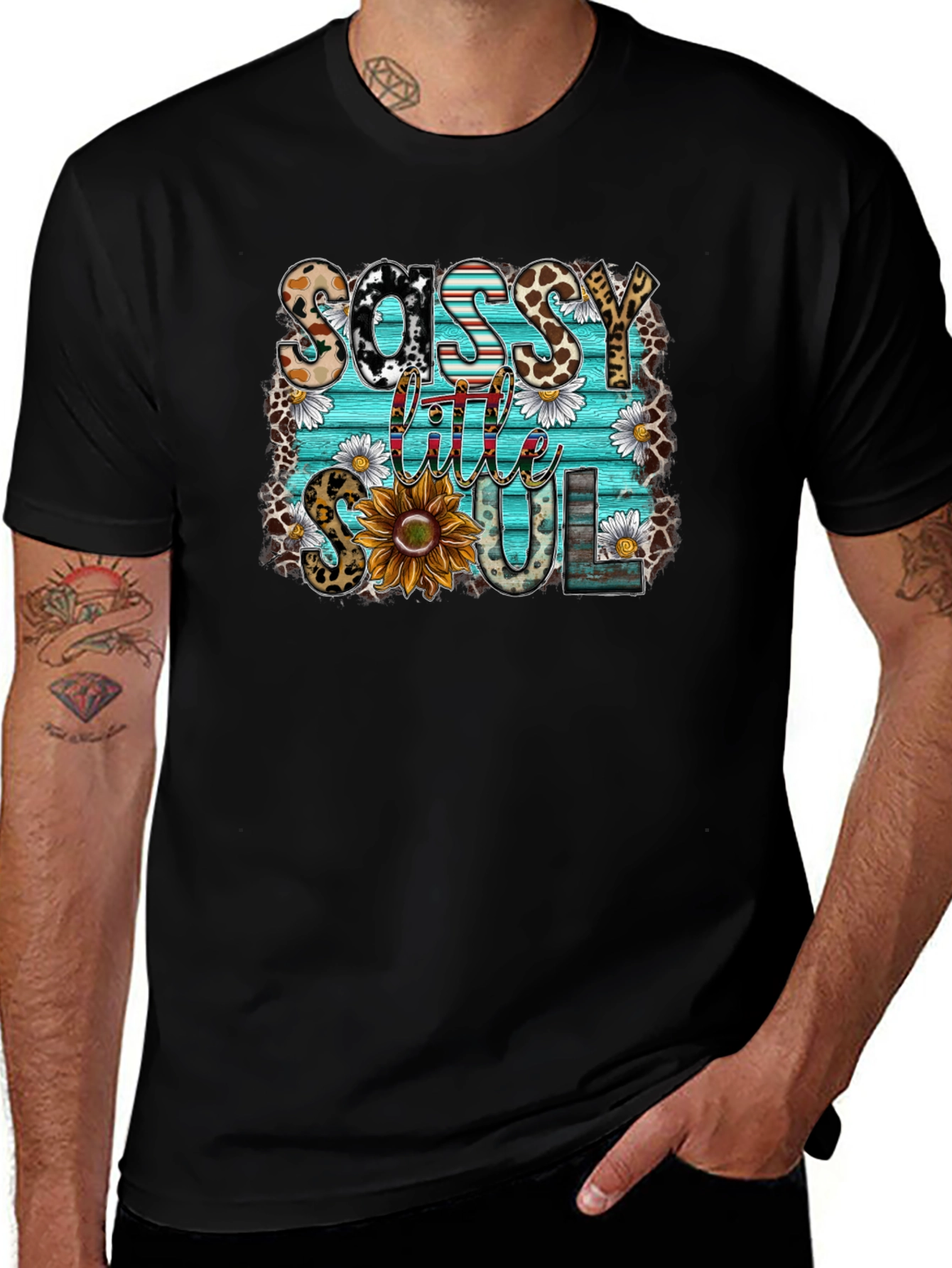 Sassy Little Soul Graphic Tee - Unisex Black T-Shirt