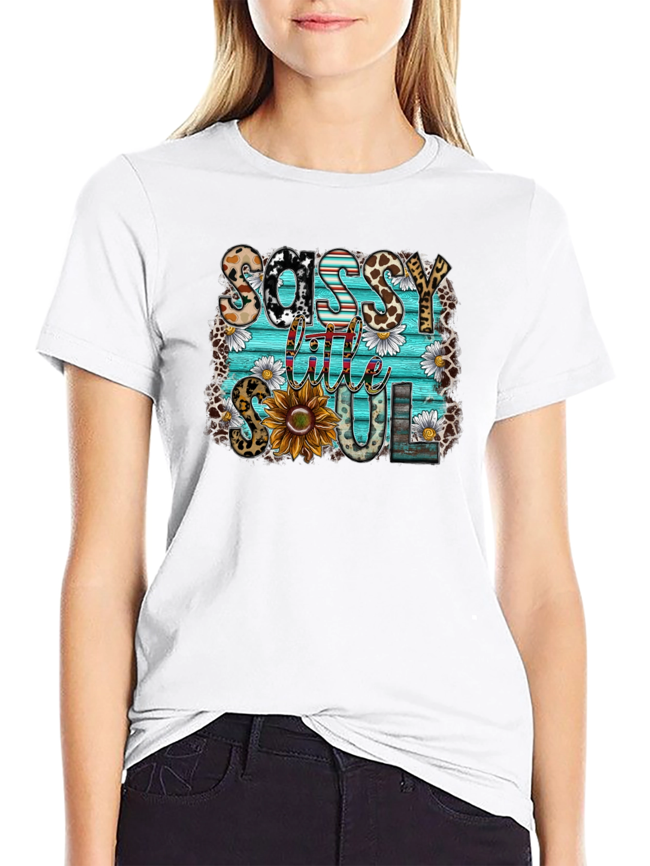 Sassy Little Soul Graphic Tee - Unisex Black T-Shirt