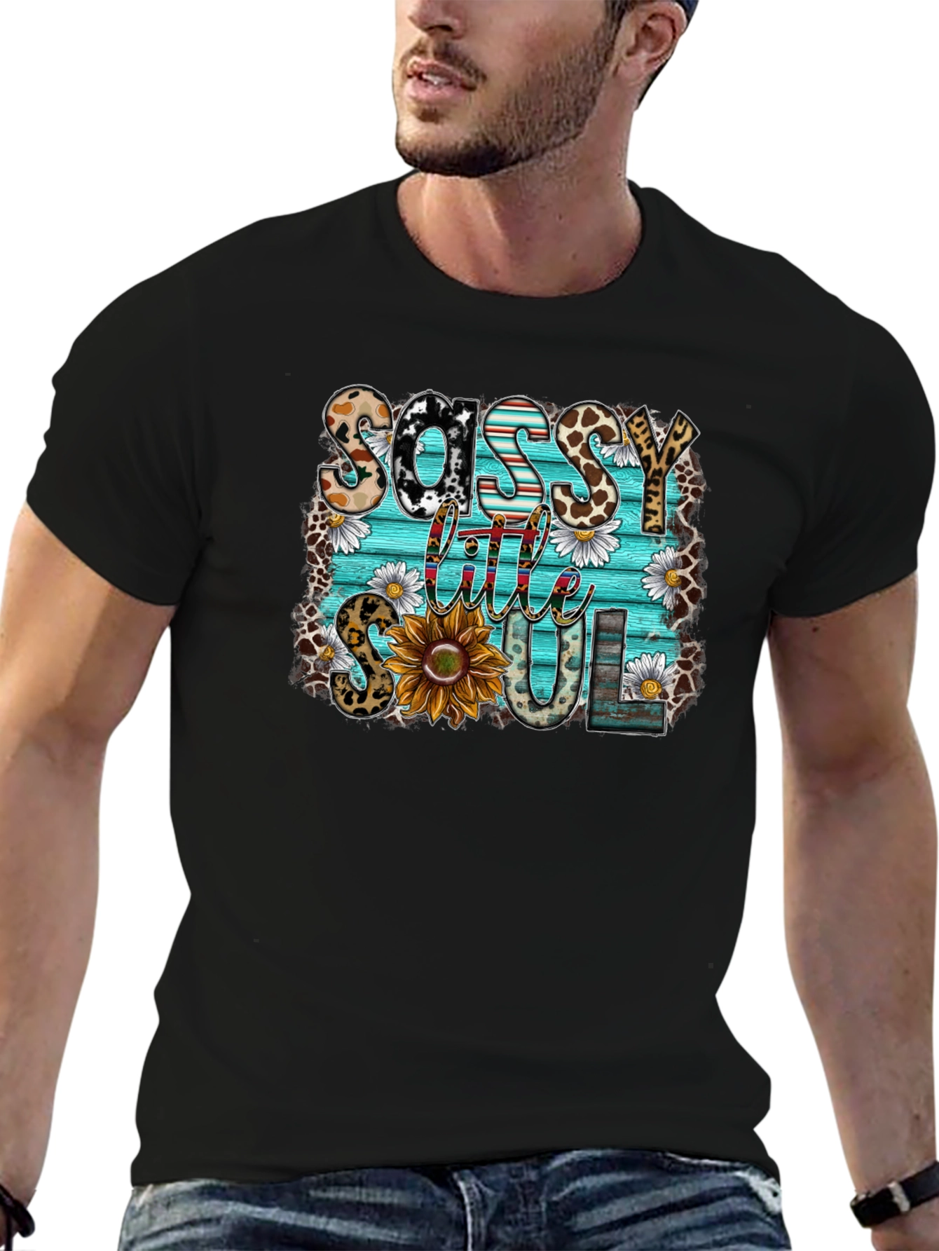 Sassy Little Soul Graphic Tee - Unisex Black T-Shirt