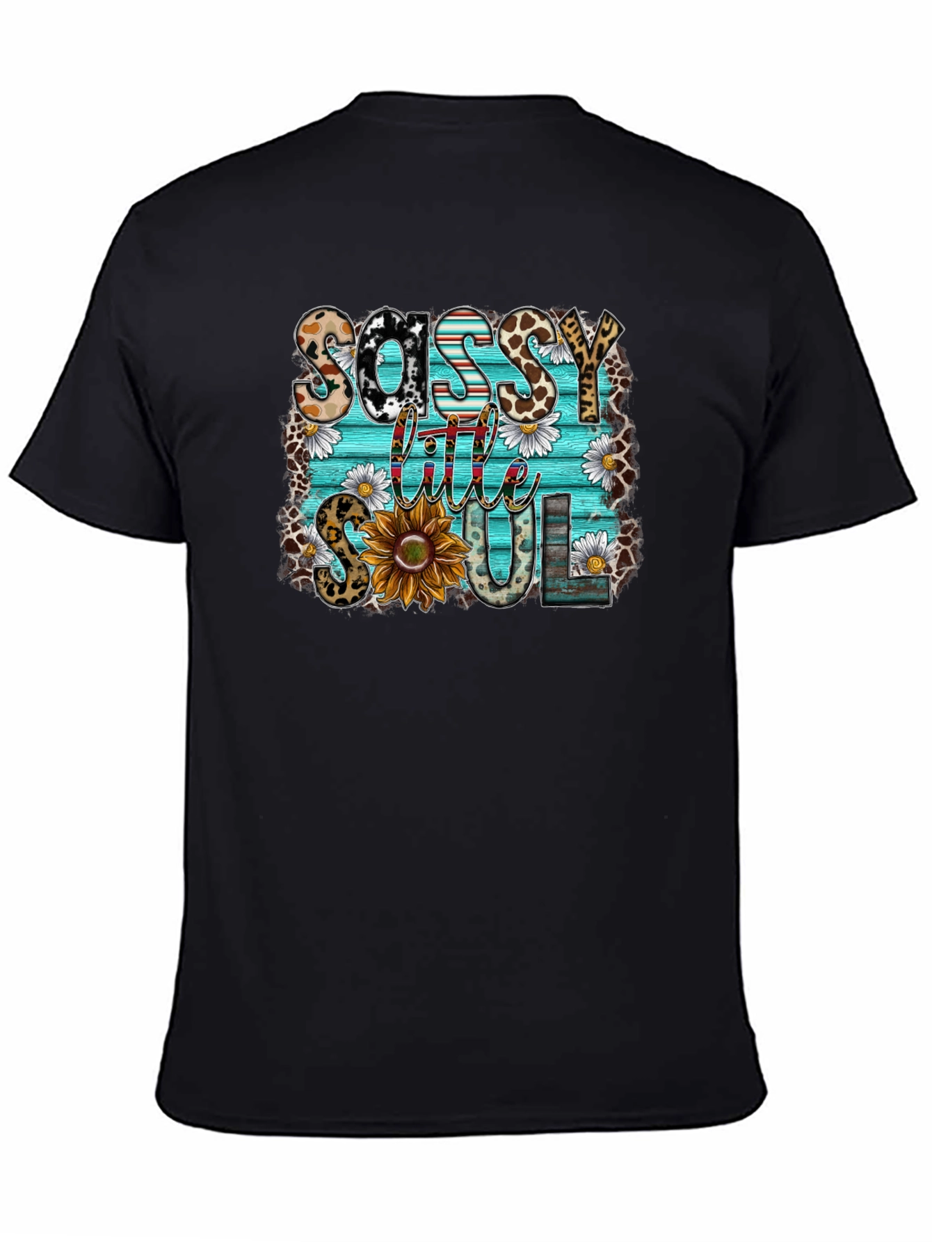 Sassy Little Soul Graphic Tee - Unisex Black T-Shirt
