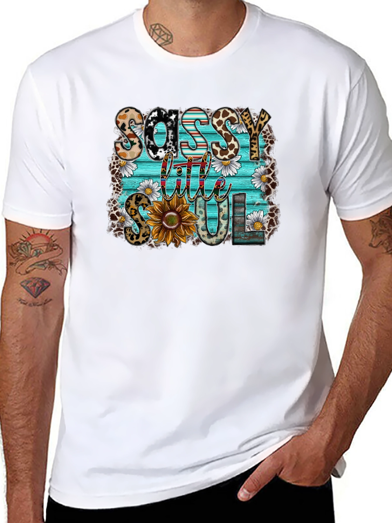 Sassy Little Soul Graphic Tee - Unisex Black T-Shirt