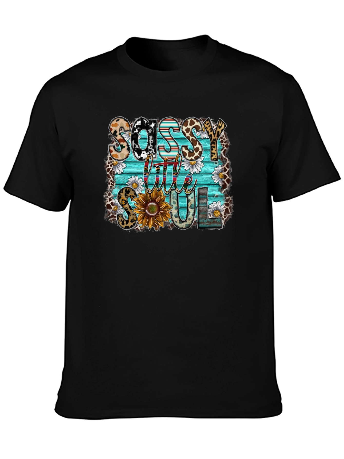 Sassy Little Soul Graphic Tee - Unisex Black T-Shirt