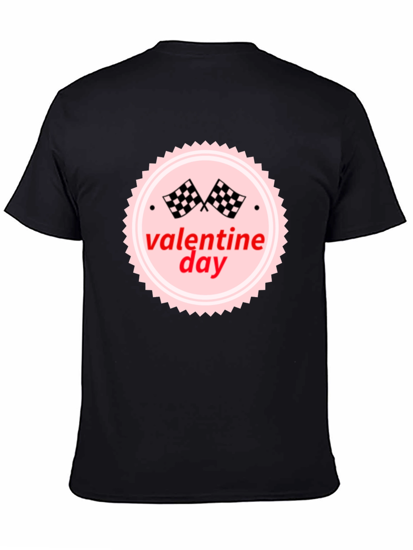 Valentines Day Racing Flag T-Shirt