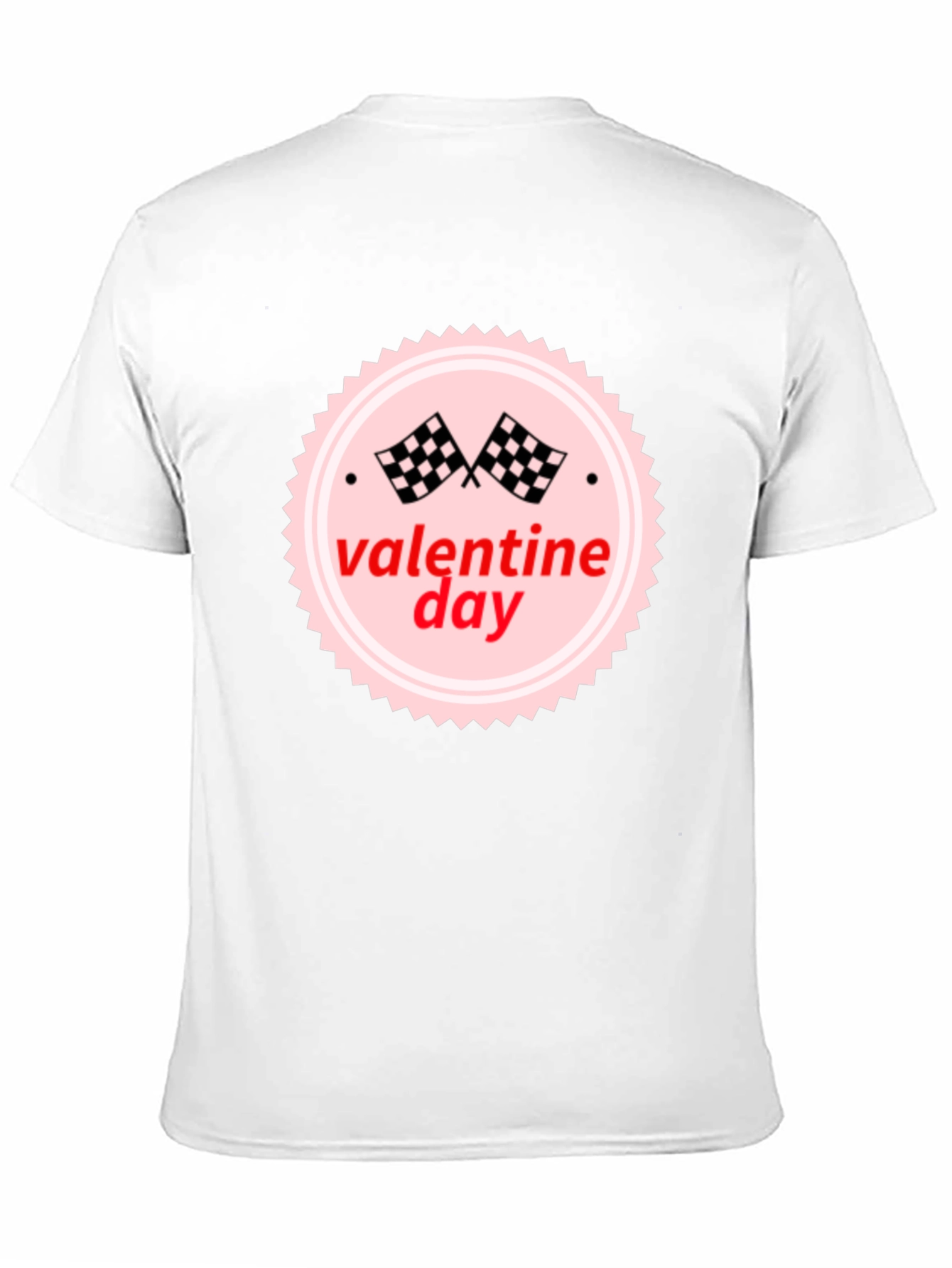 Valentines Day Racing Flag T-Shirt