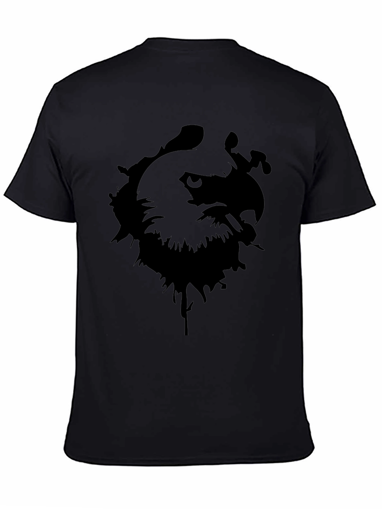 Eagle Graphic Black T-Shirt - Bold Statement Tee