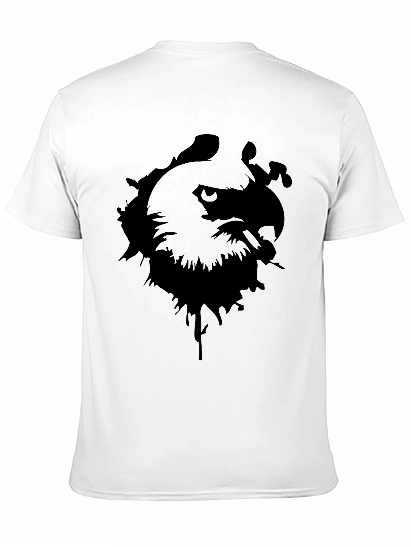 Eagle Graphic Black T-Shirt - Bold Statement Tee
