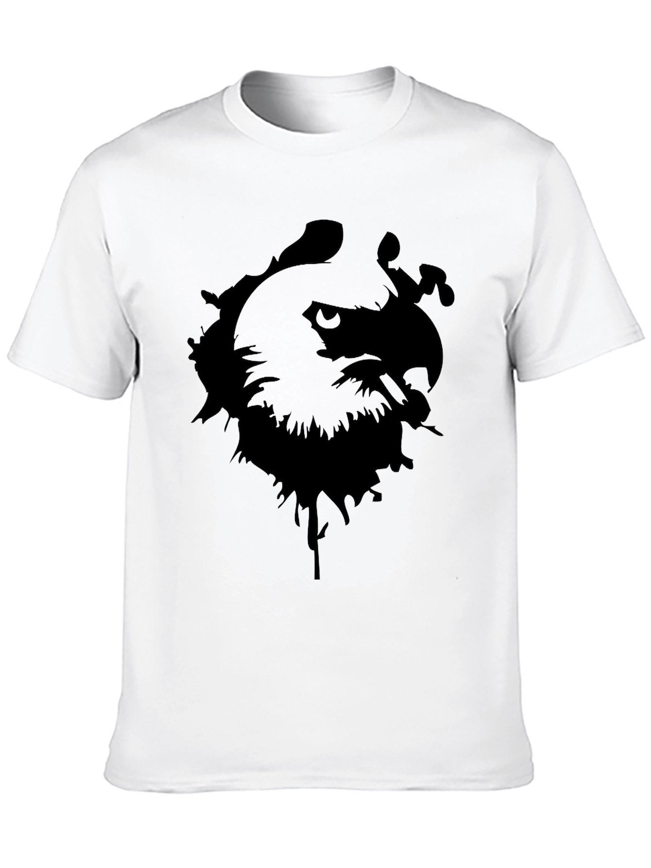 Eagle Graphic Black T-Shirt - Bold Statement Tee