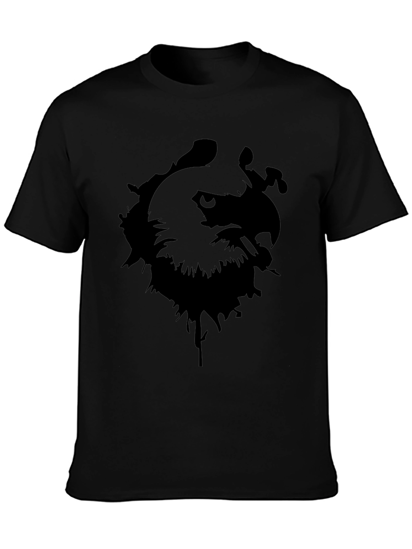 Eagle Graphic Black T-Shirt - Bold Statement Tee