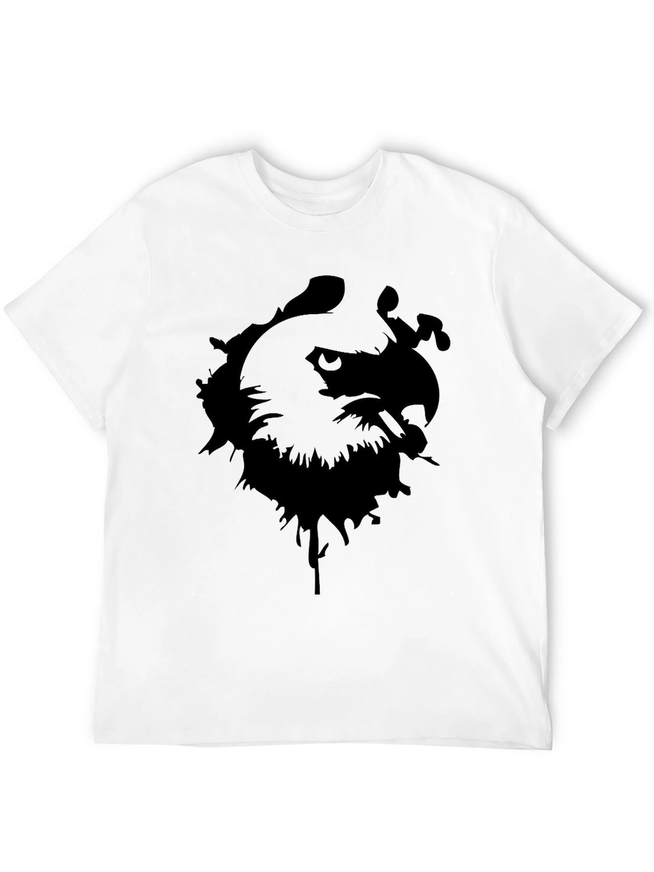 Eagle Graphic Black T-Shirt - Bold Statement Tee