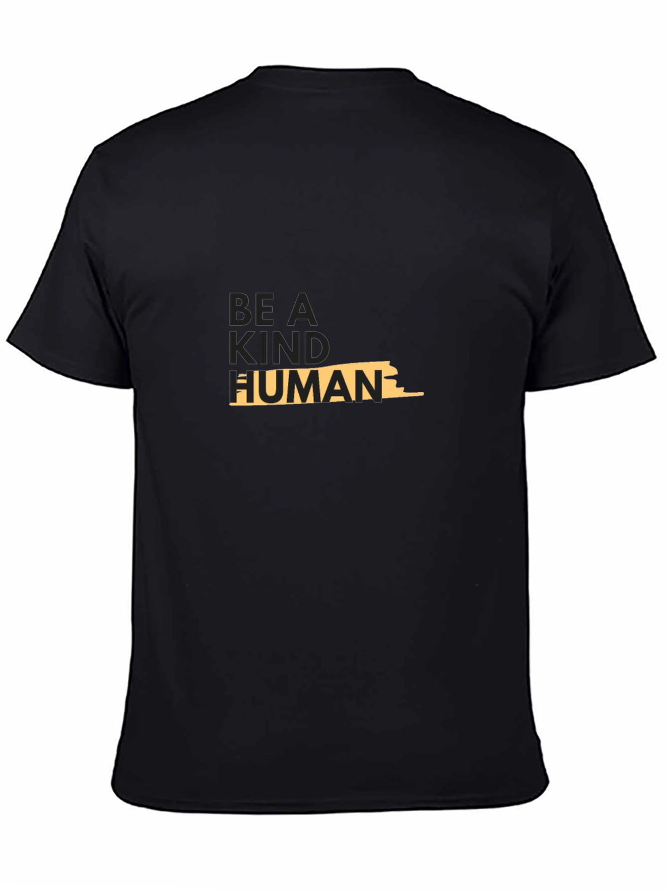 Be a Kind Human Graphic T-Shirt - Black