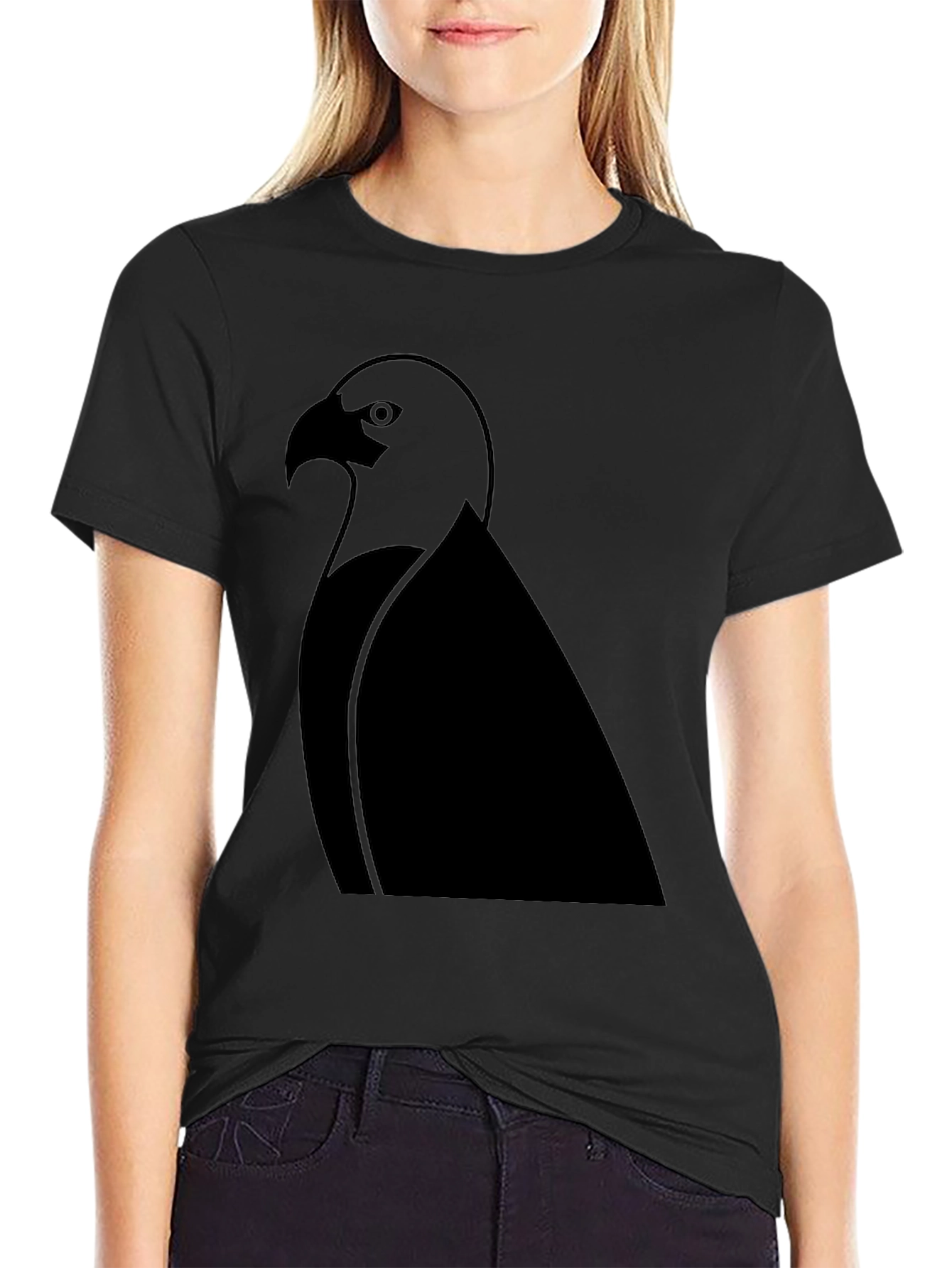 Eagle Graphic Tee - Black Short Sleeve T-Shirt