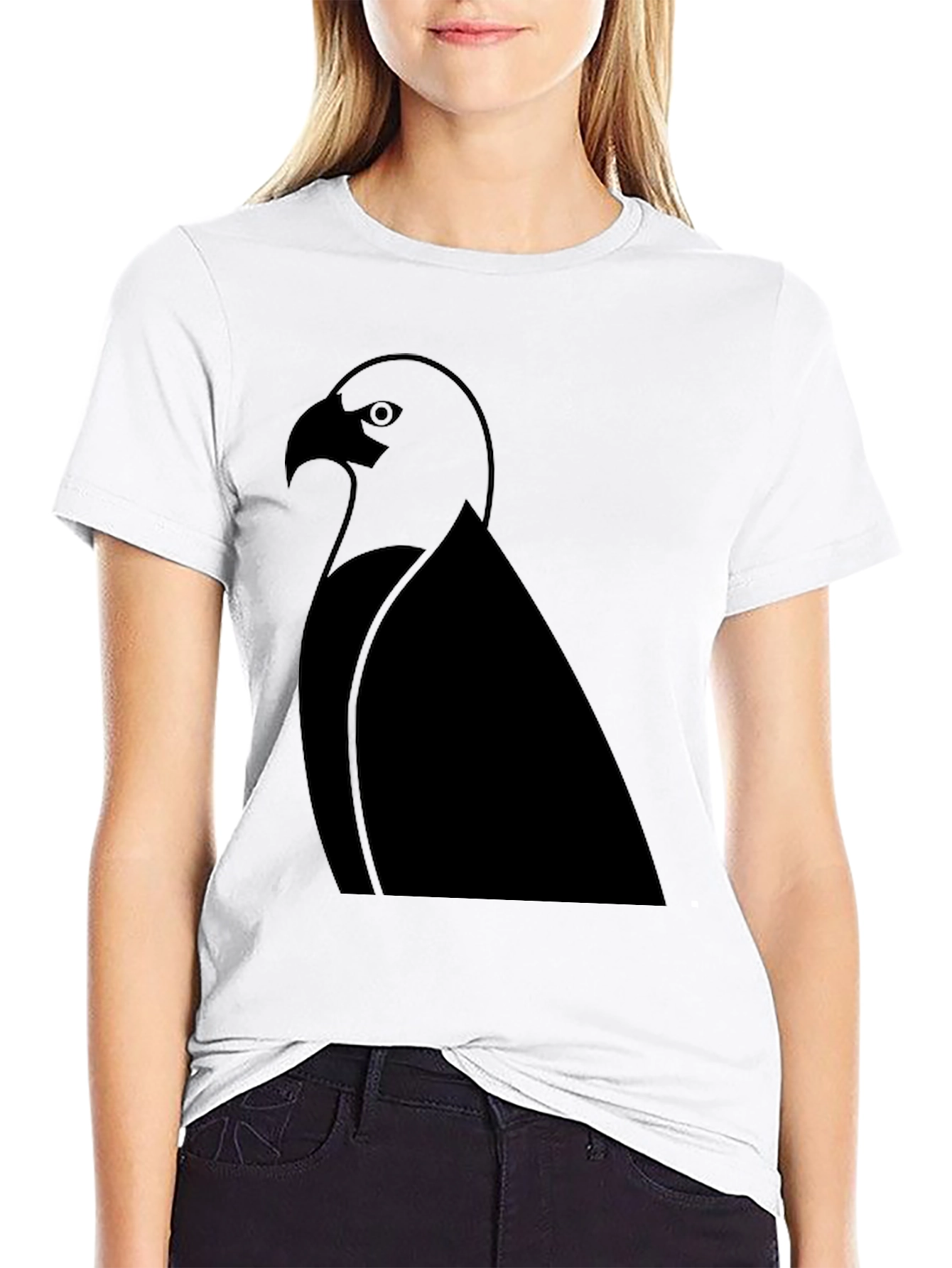 Eagle Graphic Tee - Black Short Sleeve T-Shirt