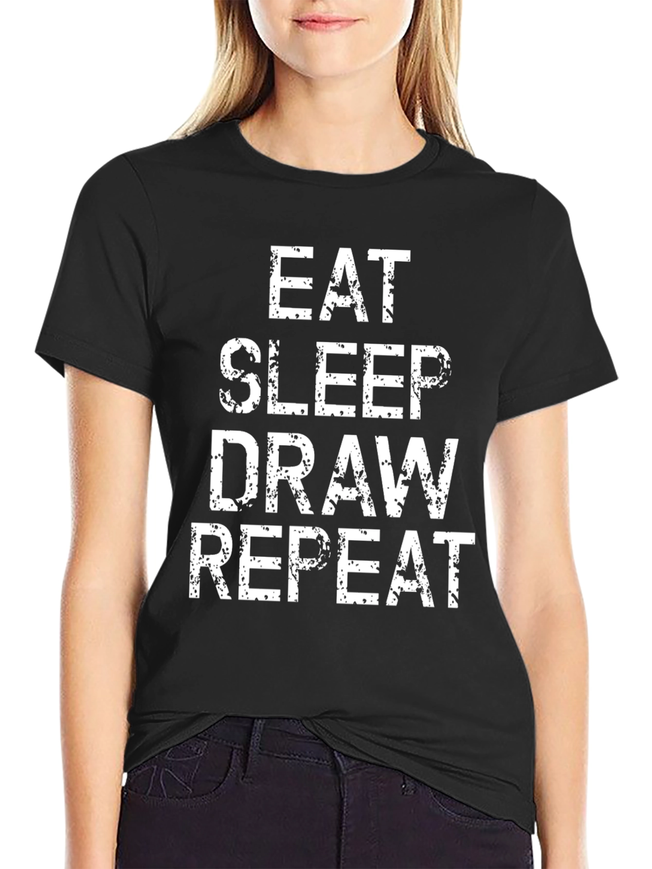 Eat Sleep Draw Repeat T-Shirt - Artist Graphic Tee