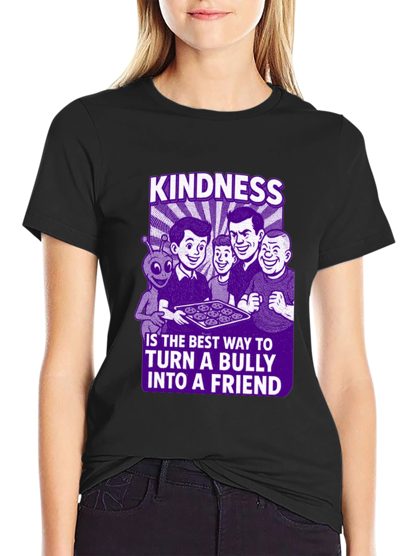 Kindness T-Shirt: Turn Bullies Into Friends with Cookies!