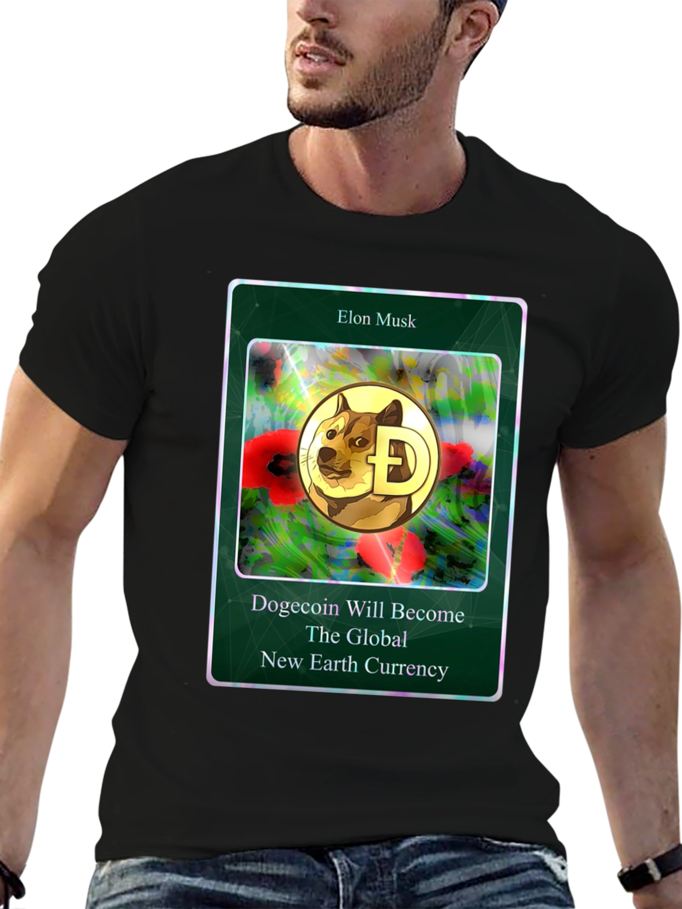 Dogecoin Global Currency T-Shirt Elon Musk