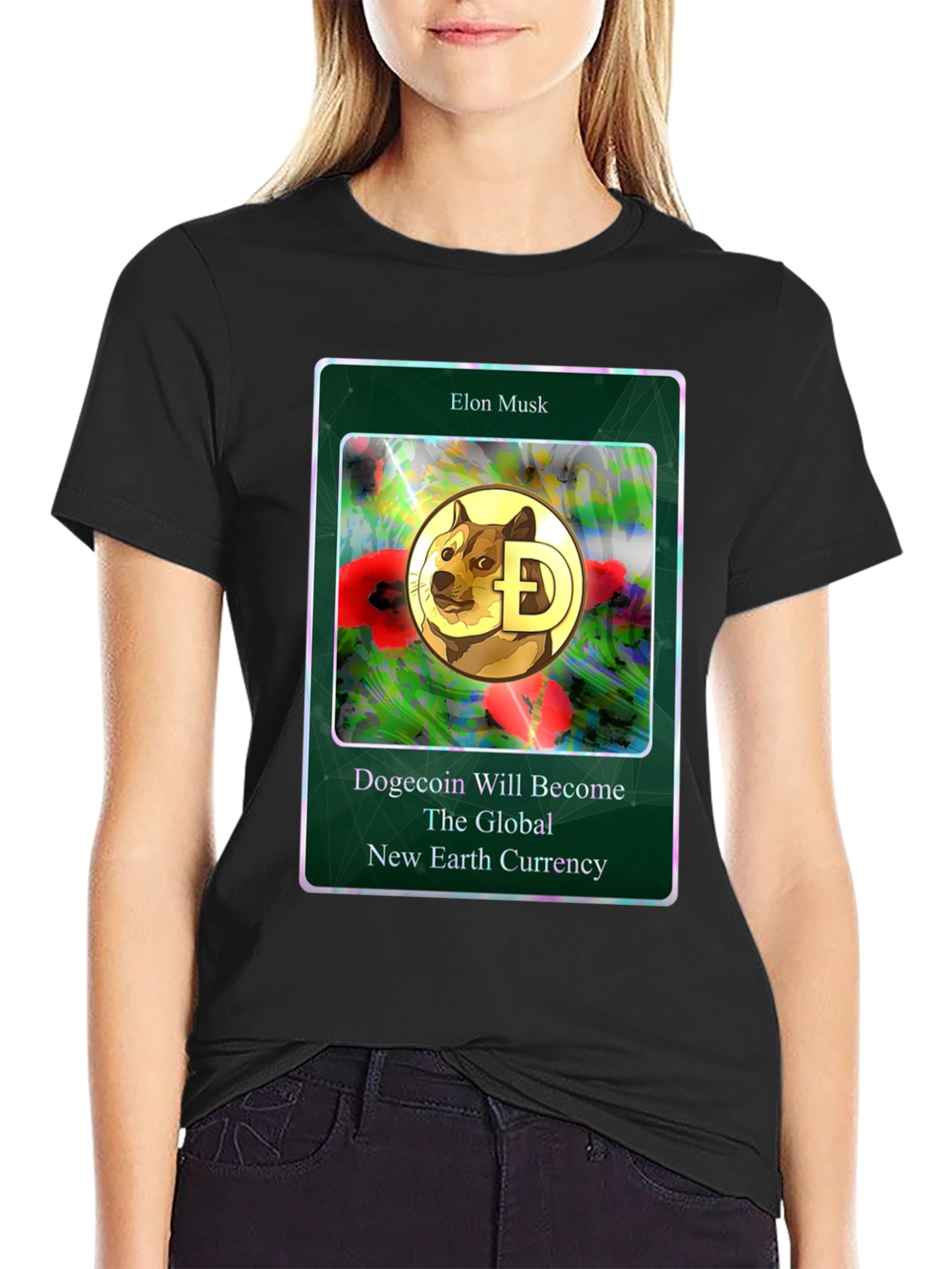 Dogecoin Global Currency T-Shirt Elon Musk
