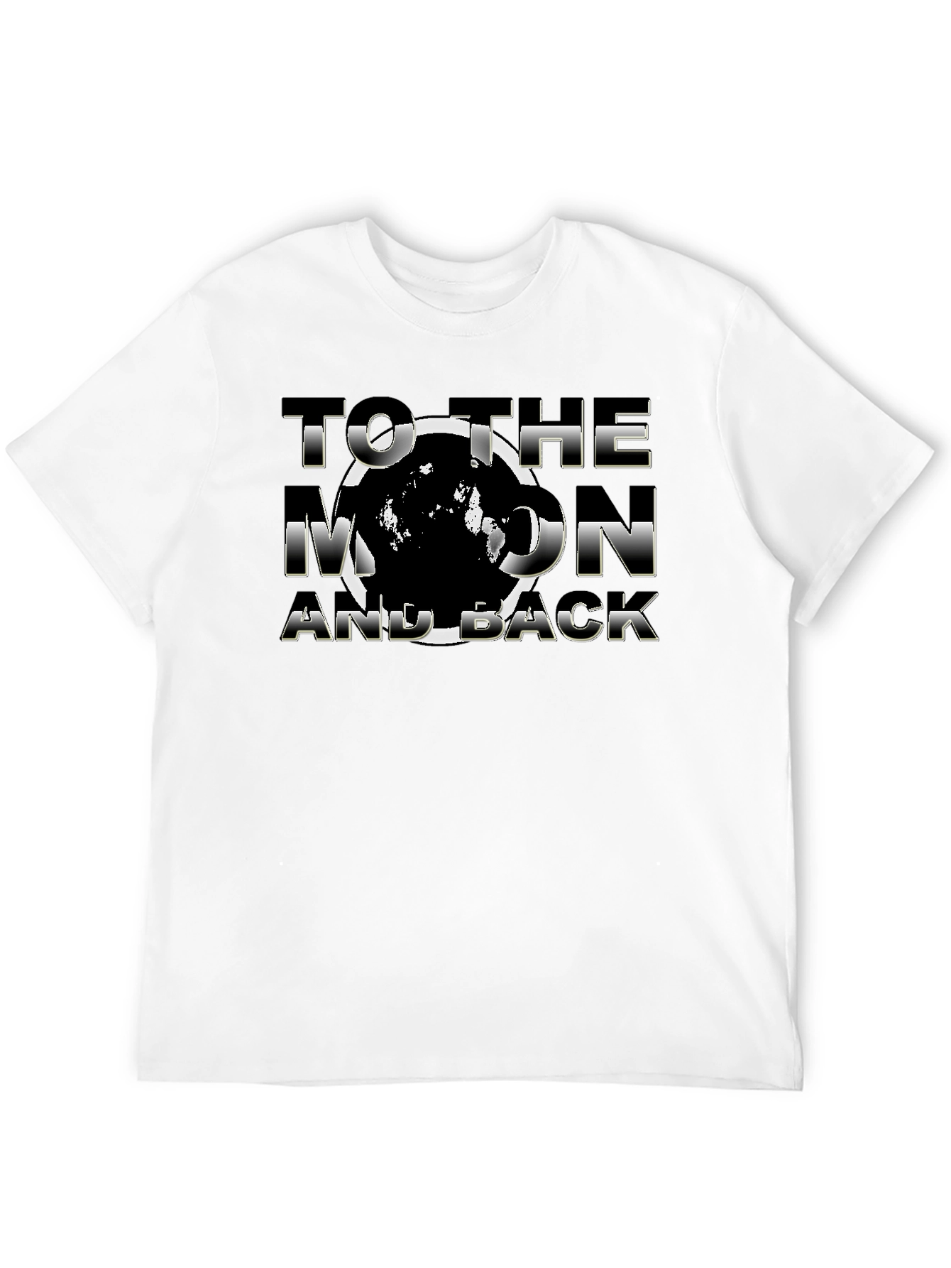 To The Moon And Back Graphic Tee - Black