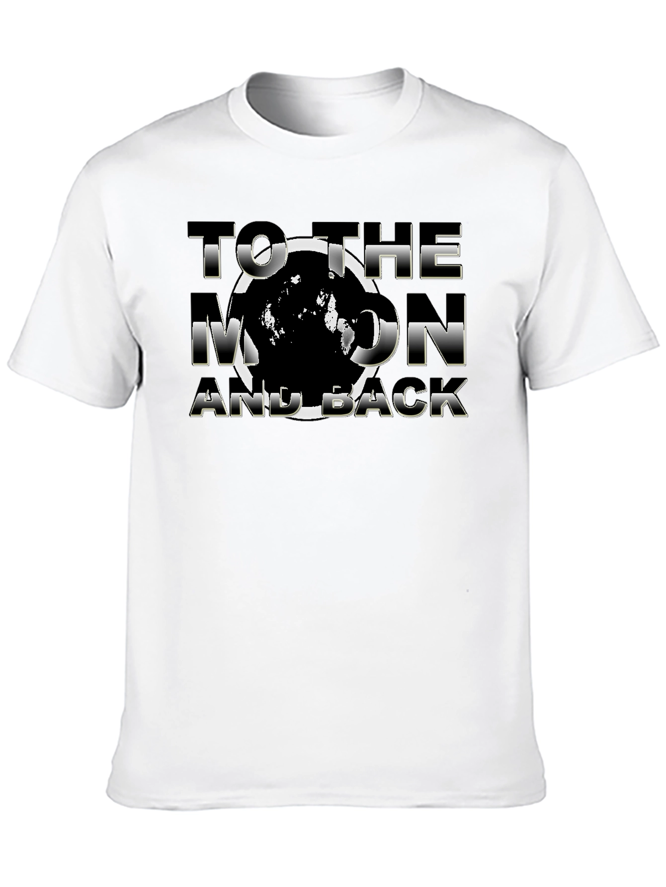 To The Moon And Back Graphic Tee - Black