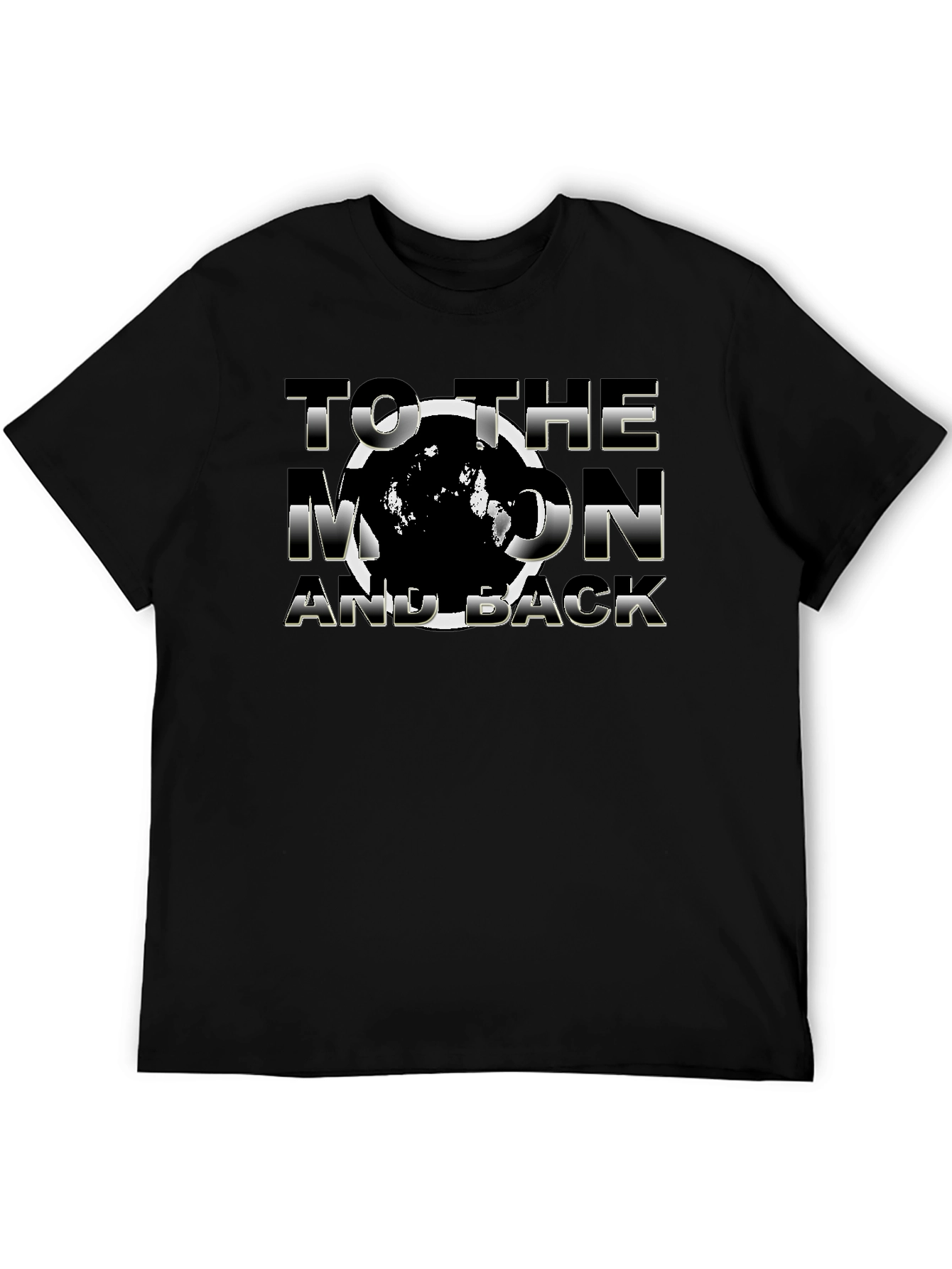 To The Moon And Back Graphic Tee - Black