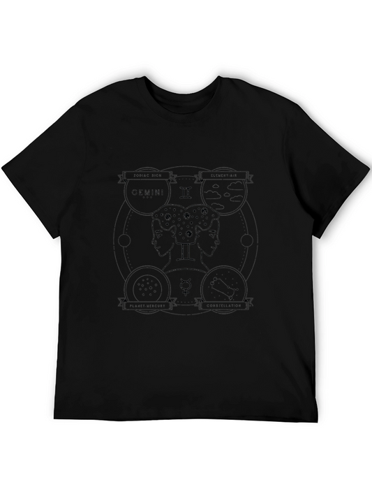 Gemini Zodiac Graphic Tee - Stylish Astrology Shirt
