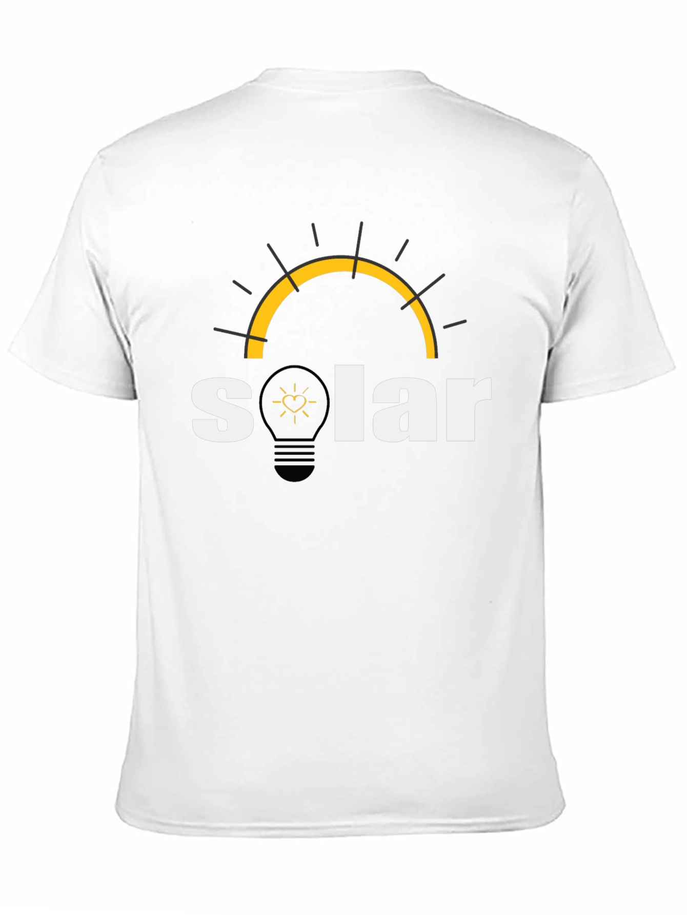 Solar Energy T-Shirt - Black Cotton Blend