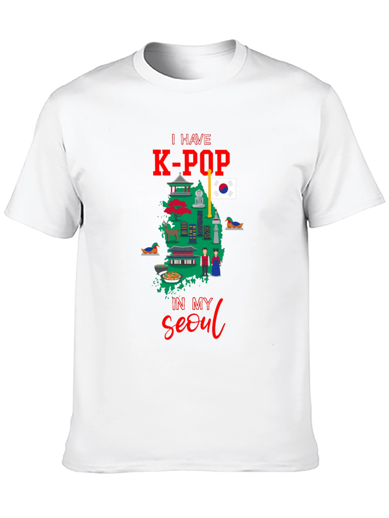 K-Pop Seoul Souvenir T-Shirt