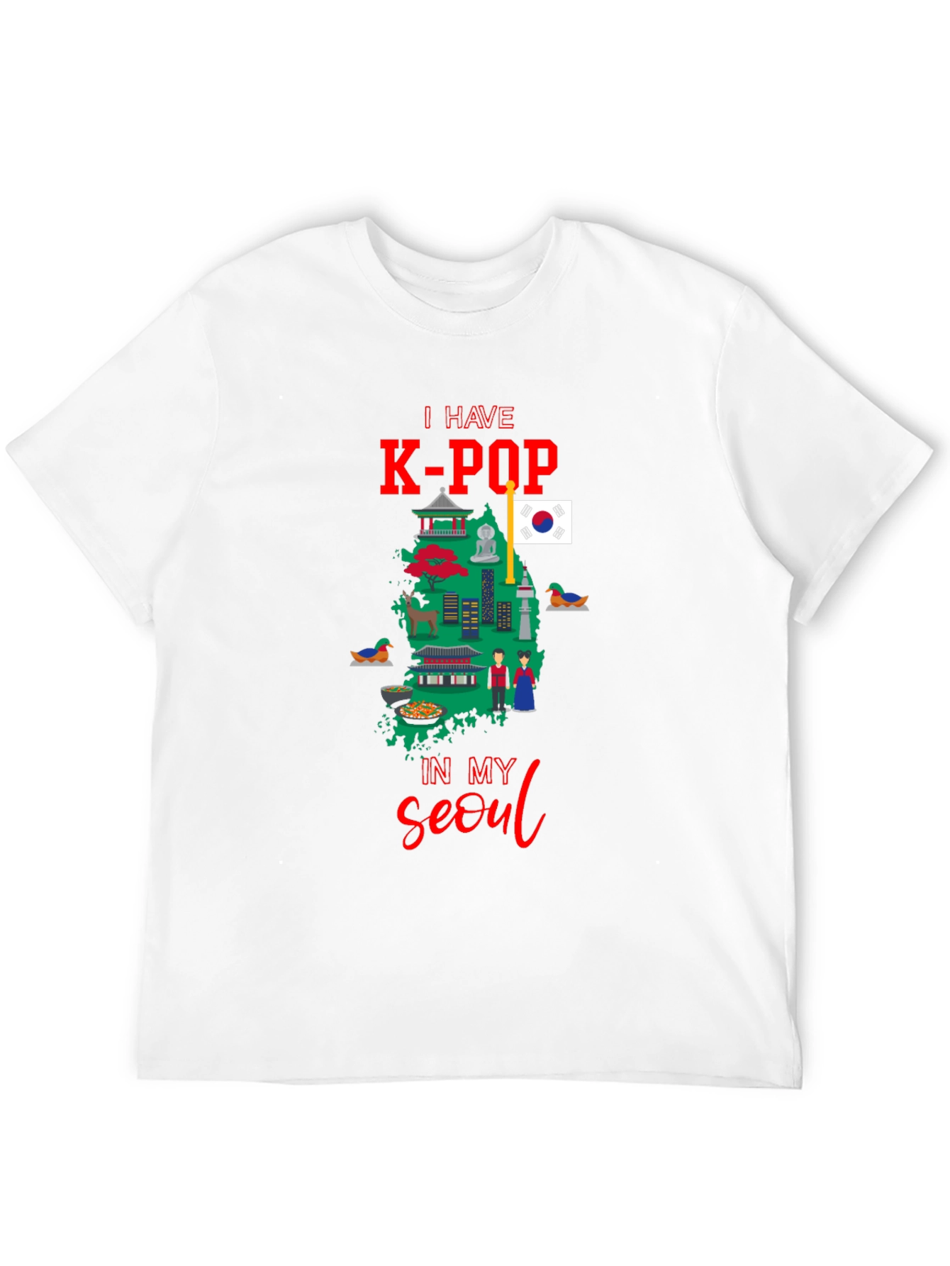 K-Pop Seoul Souvenir T-Shirt
