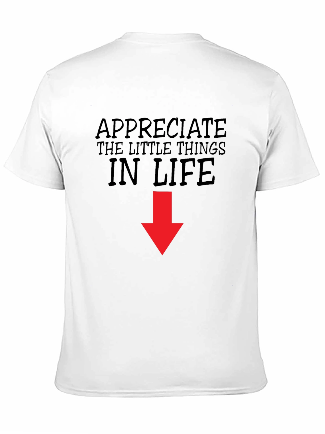 Appreciate the Little Things Black T-Shirt
