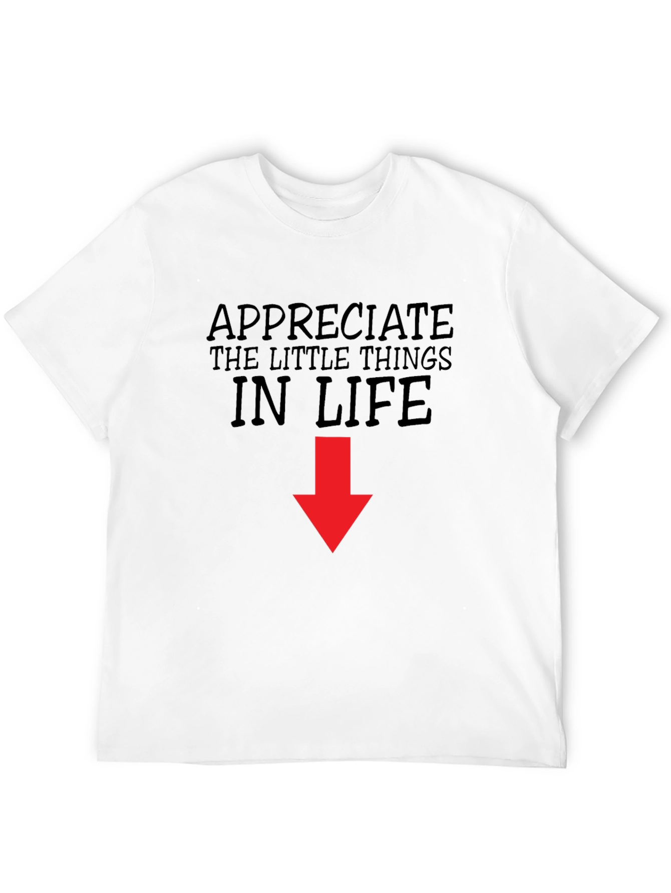 Appreciate the Little Things Black T-Shirt