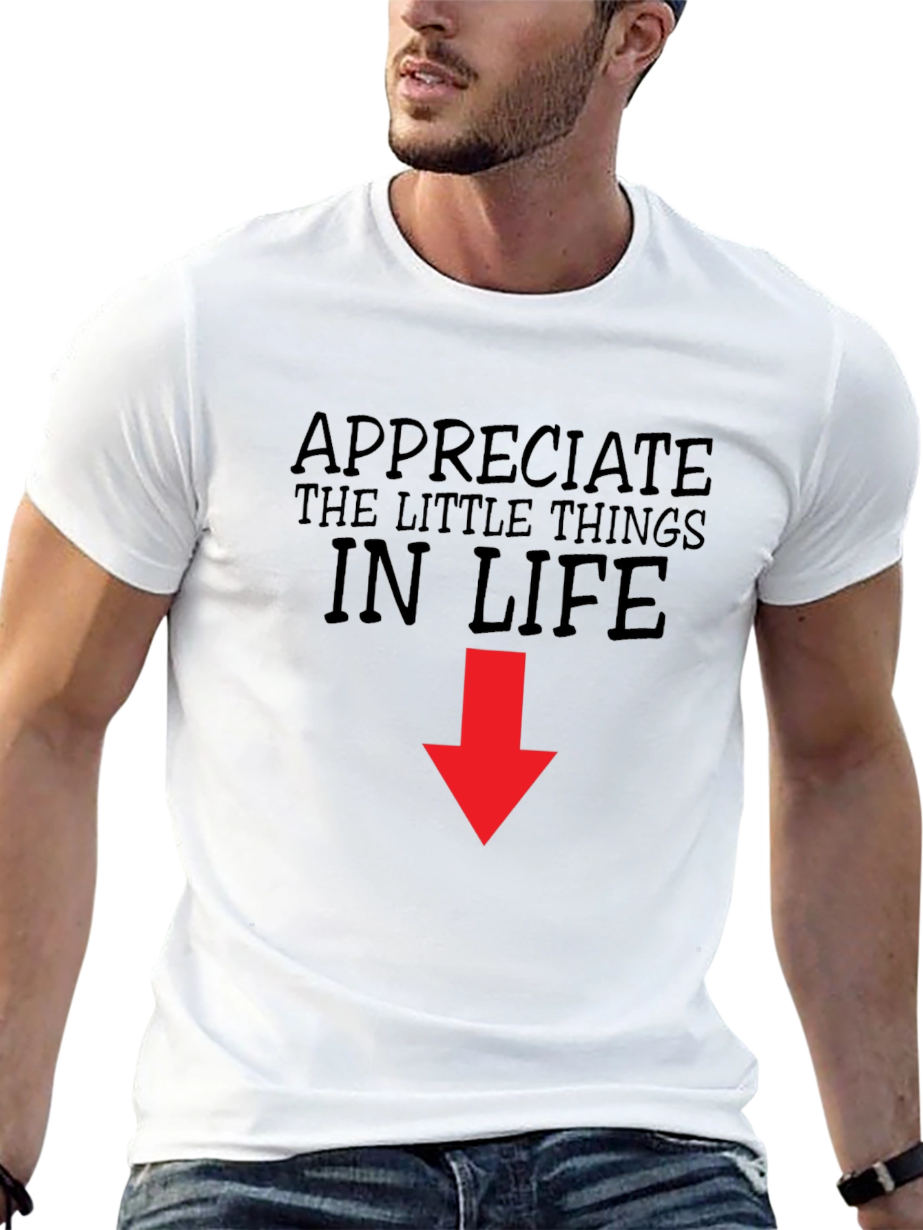 Appreciate the Little Things Black T-Shirt