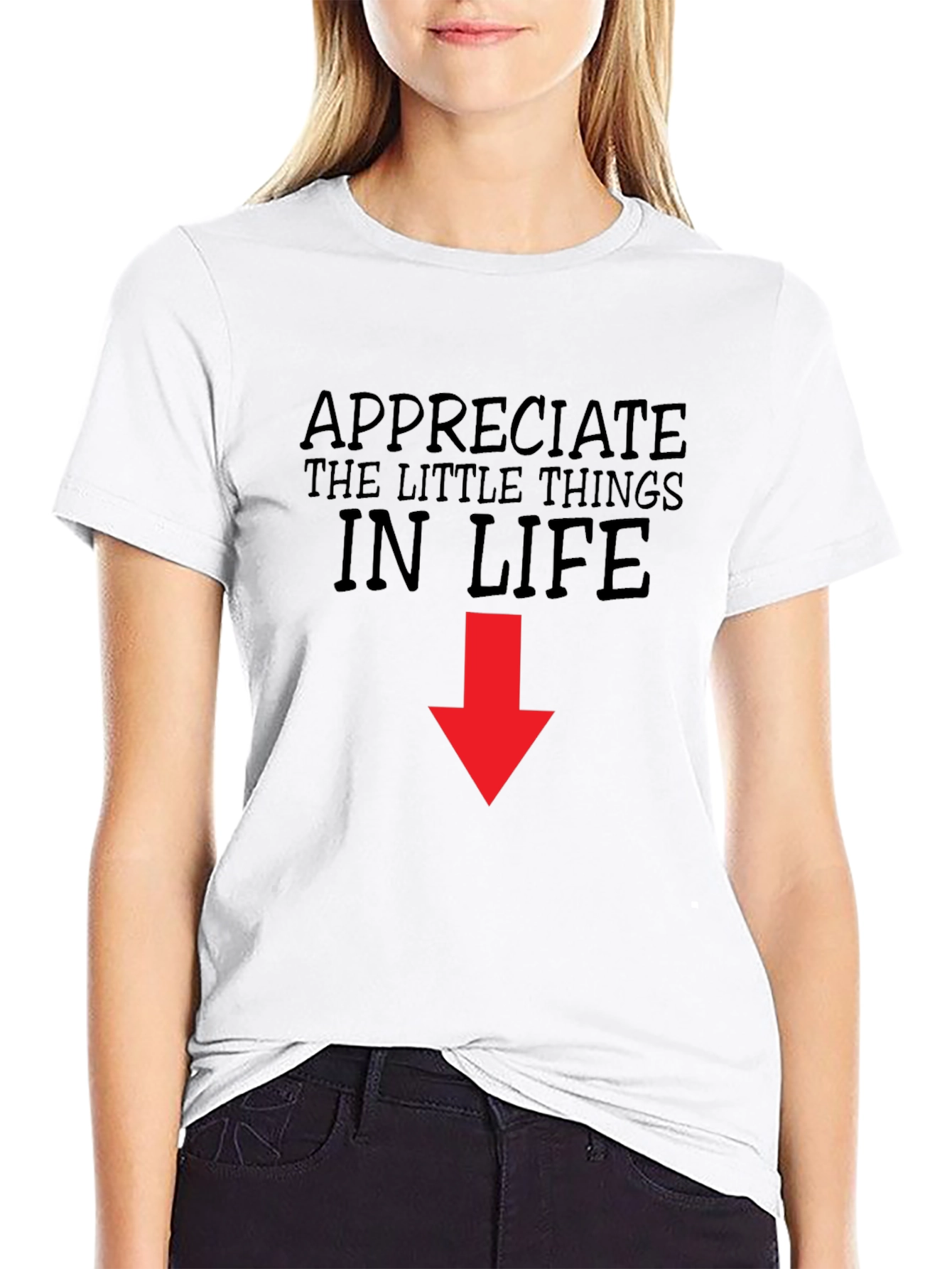 Appreciate the Little Things Black T-Shirt
