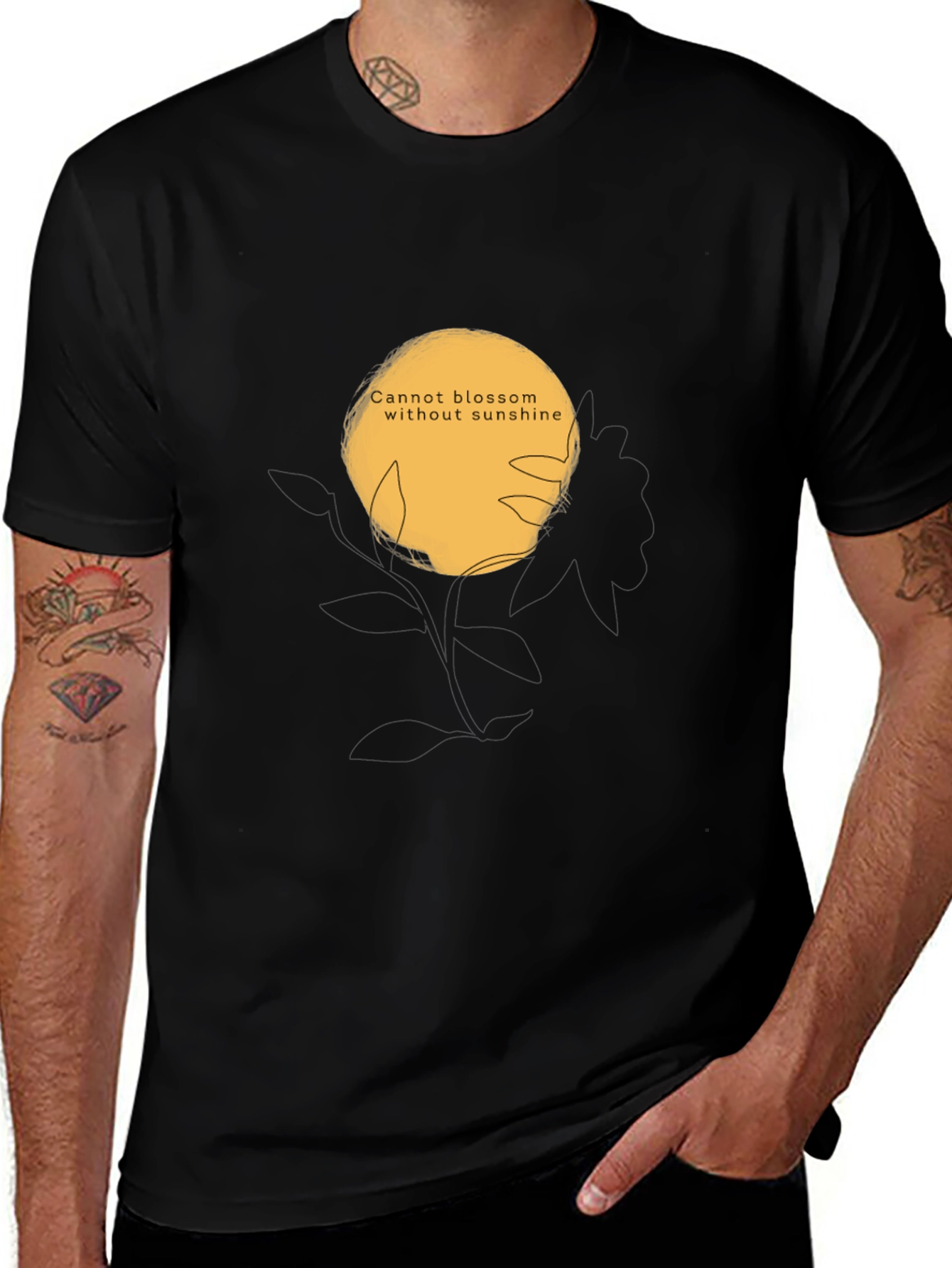 Sunshine Blossom Graphic T-Shirt