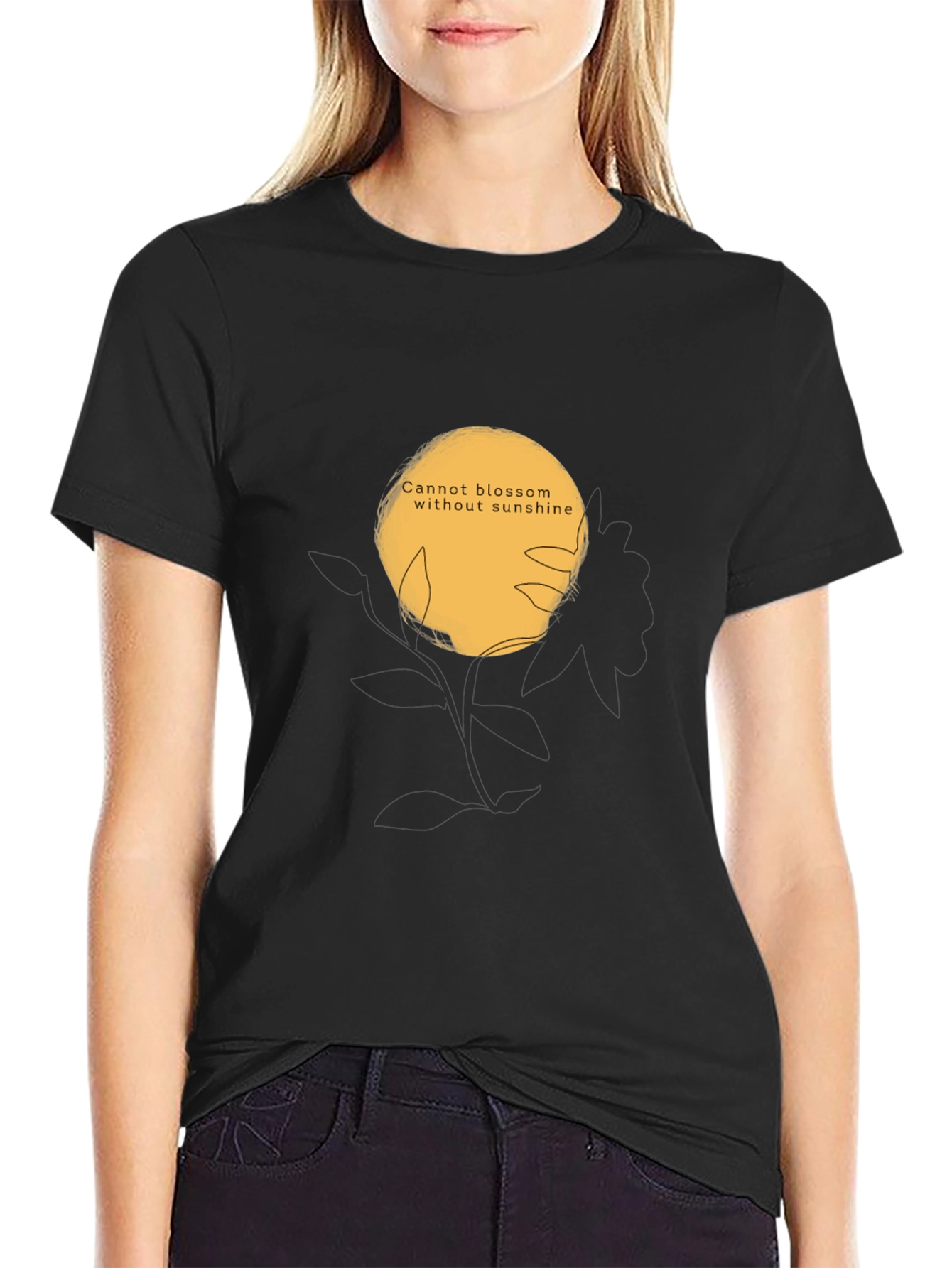 Sunshine Blossom Graphic T-Shirt