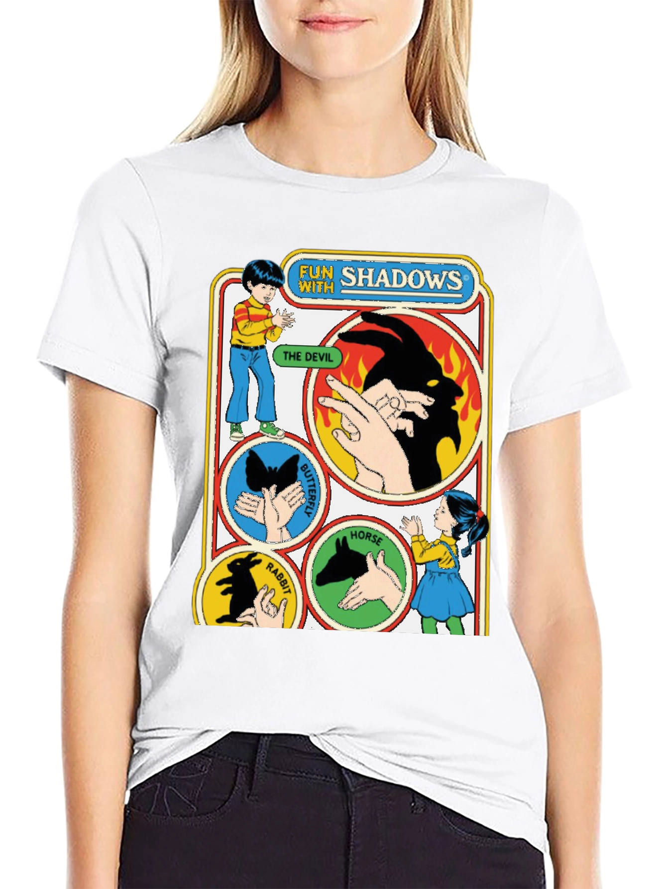 Fun with Shadows Graphic T-Shirt