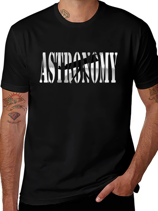 Astronomy Graphic Tee - Unisex Black Cotton T-Shirt